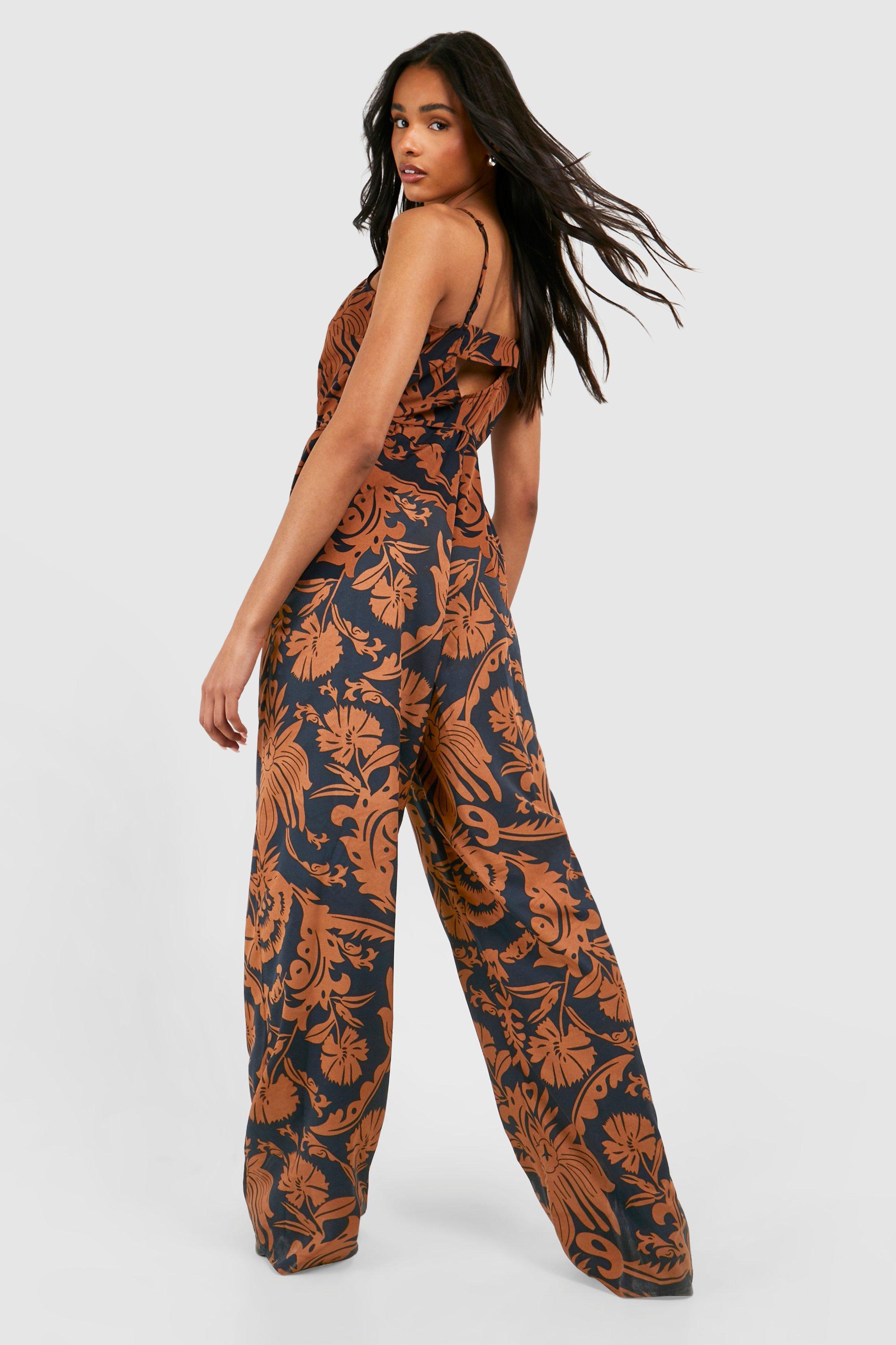 Tall Bloemen Jumpsuit Met Print