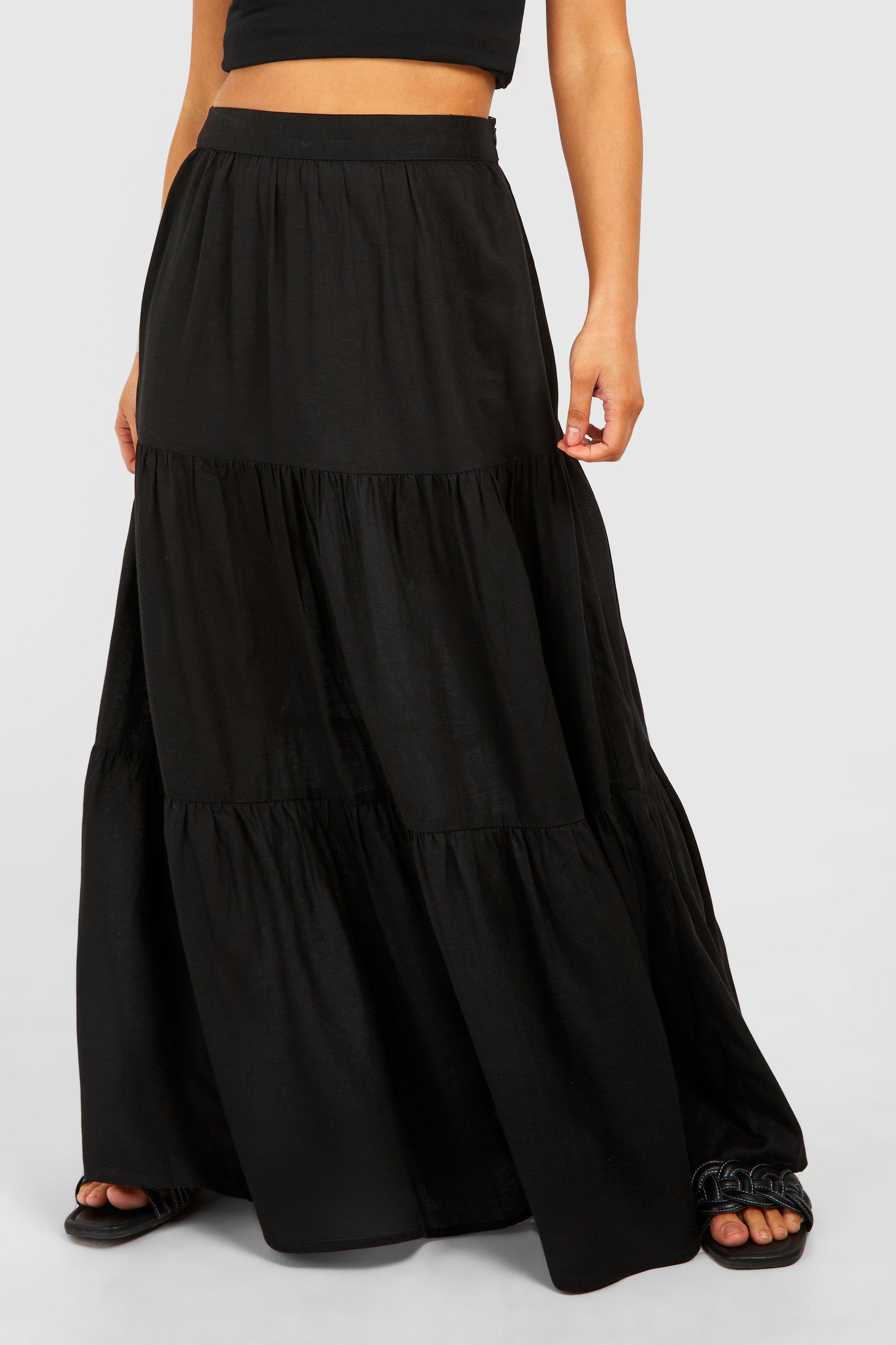 Petite maxi skirt boohoo hotsell