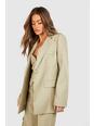 Sage Textured Relaxed Fit Blazer