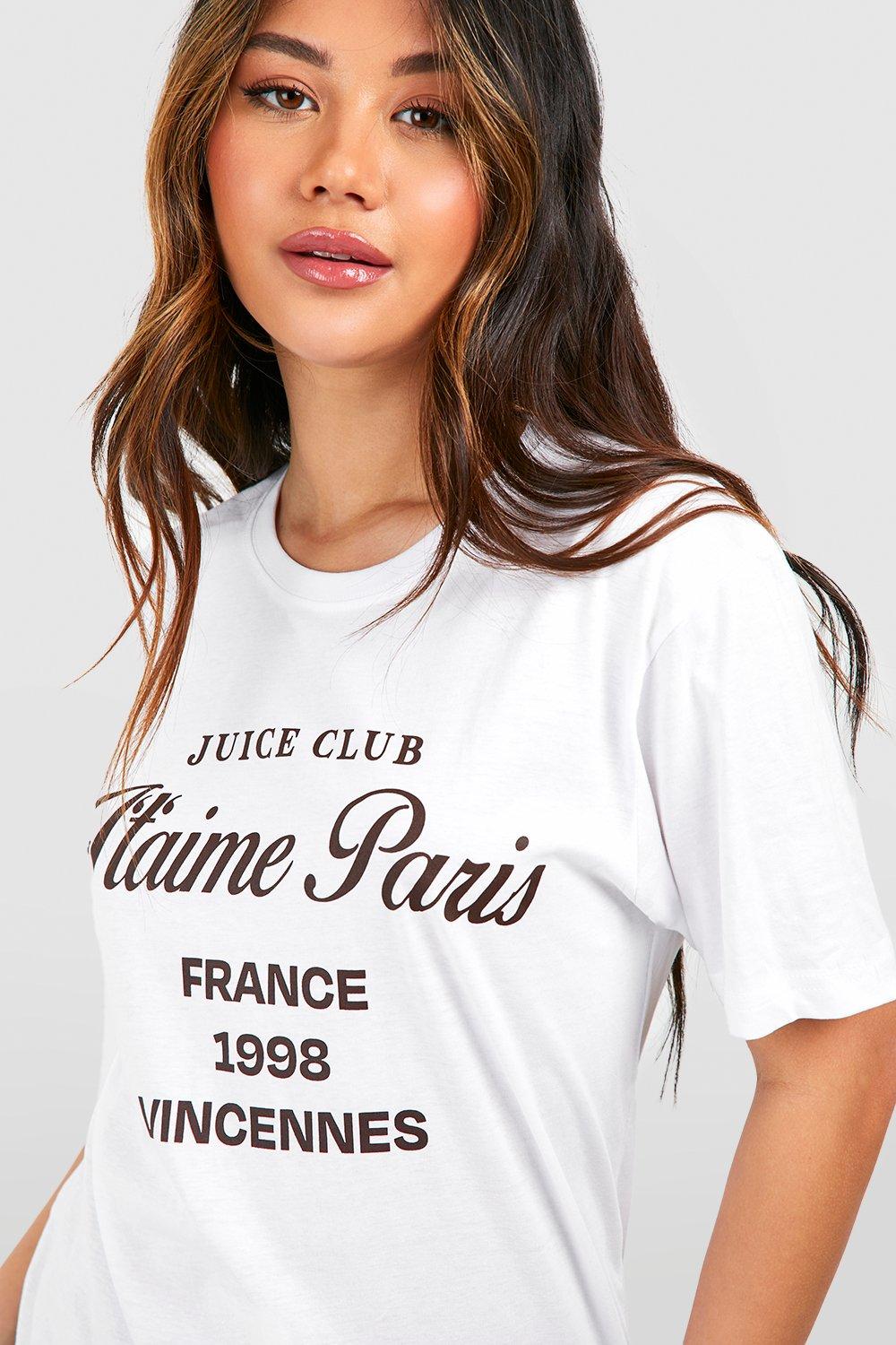 ★marie claire ★ Paris baguette print t-shirt MARIE CLAIRE – unitplace2