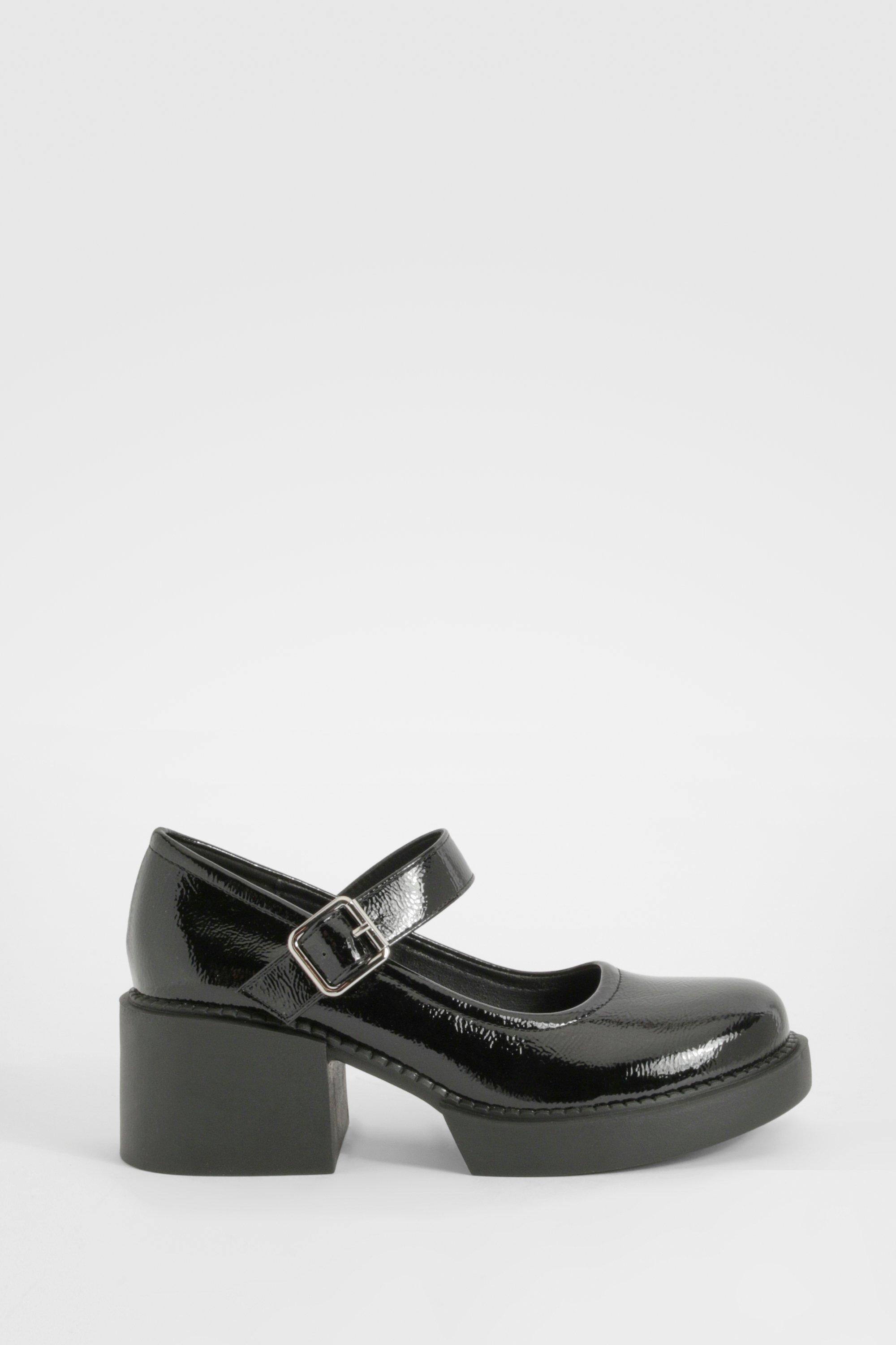 Chunky Heeled Mary Janes | boohoo USA Chunky Heeled Mary Janes | boohoo USA