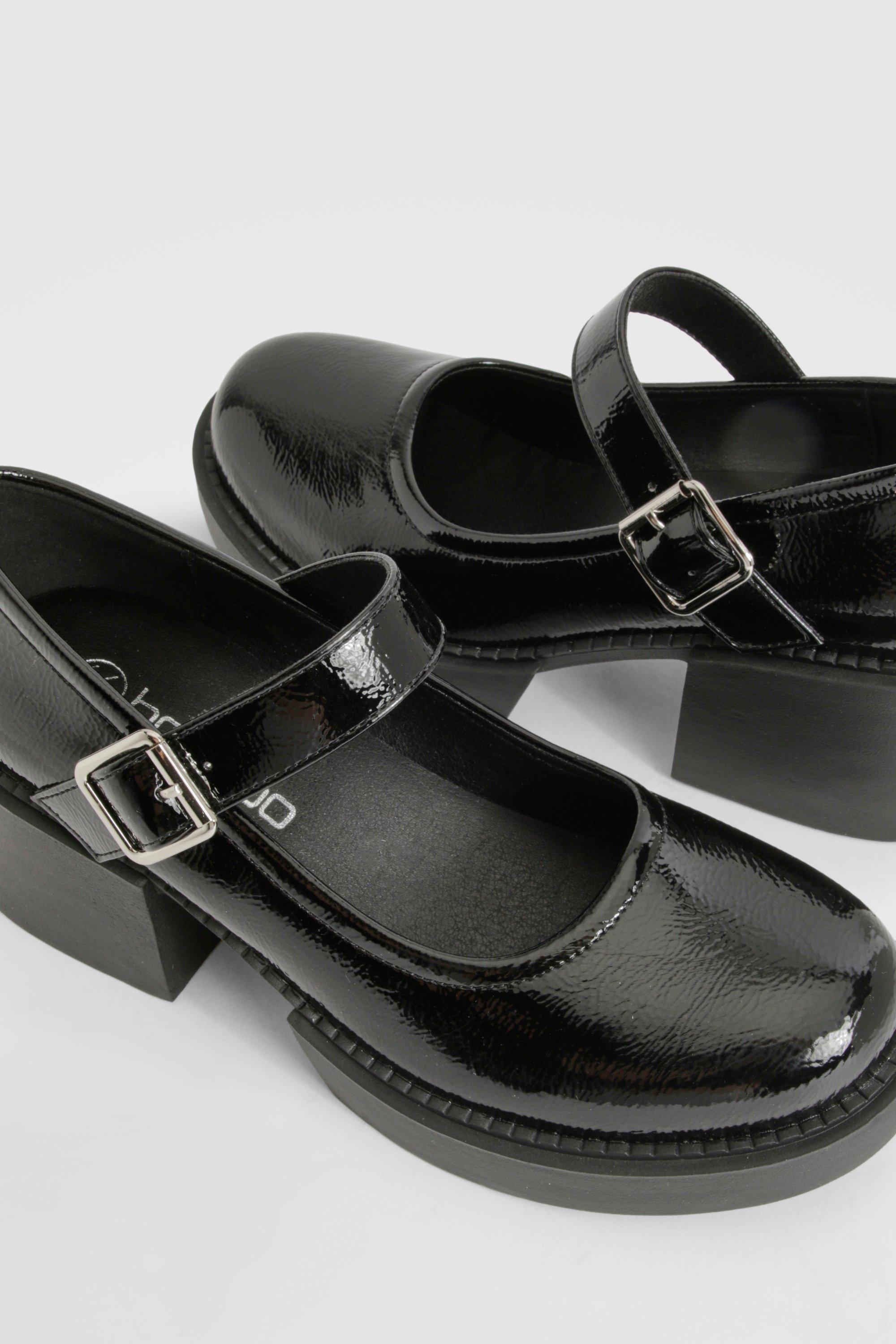 Chunky Heeled Mary Janes | boohoo USA Chunky Heeled Mary Janes | boohoo USA