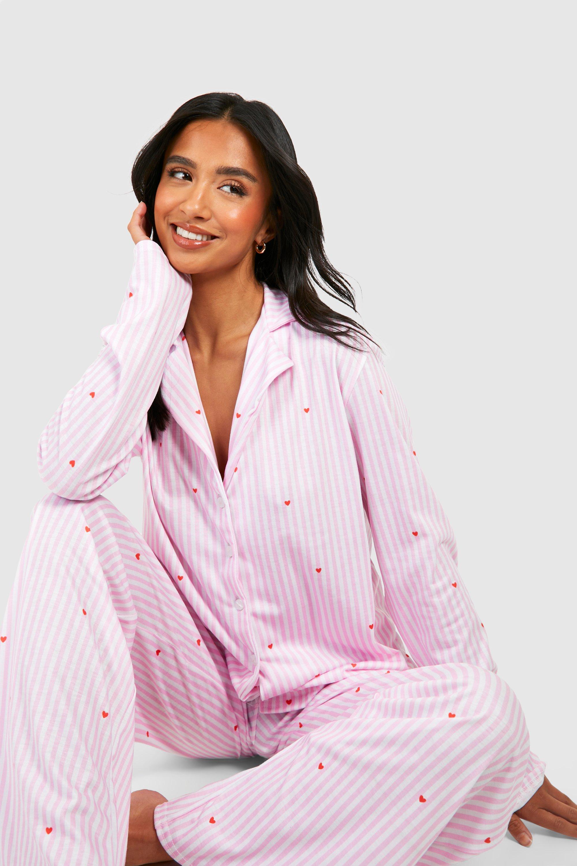 Pajama Set in Pink Stripe – HOMMEGIRLS