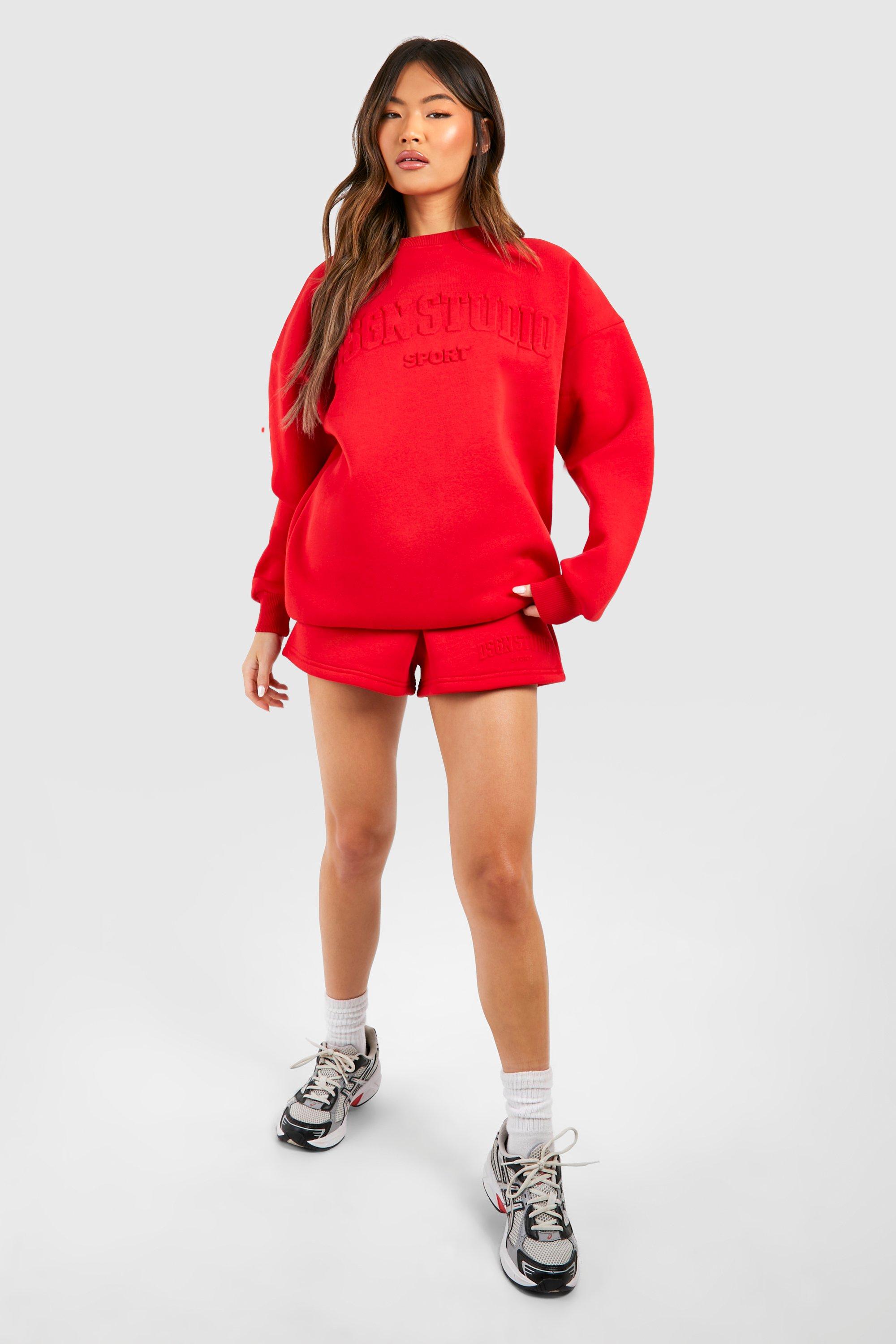 DSGN Studio Embossed Oversized Sweatshirt | boohoo
