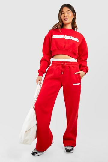 Red Dsgn Studio Bubble Printed Sweatshirt Tracksuit