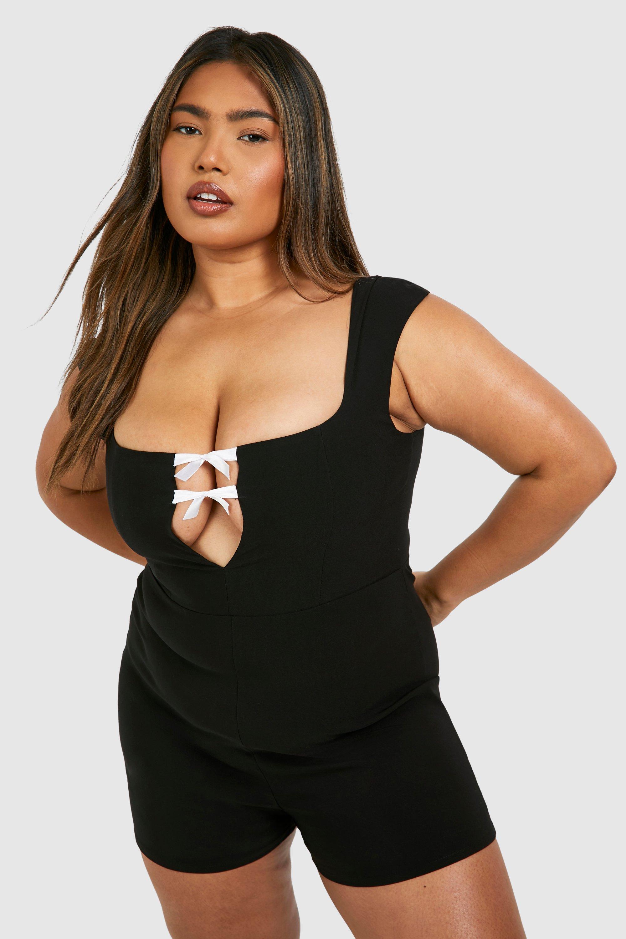 Boohoo playsuit plus deals