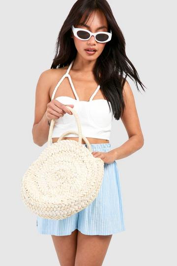 Circle Straw Bag natural