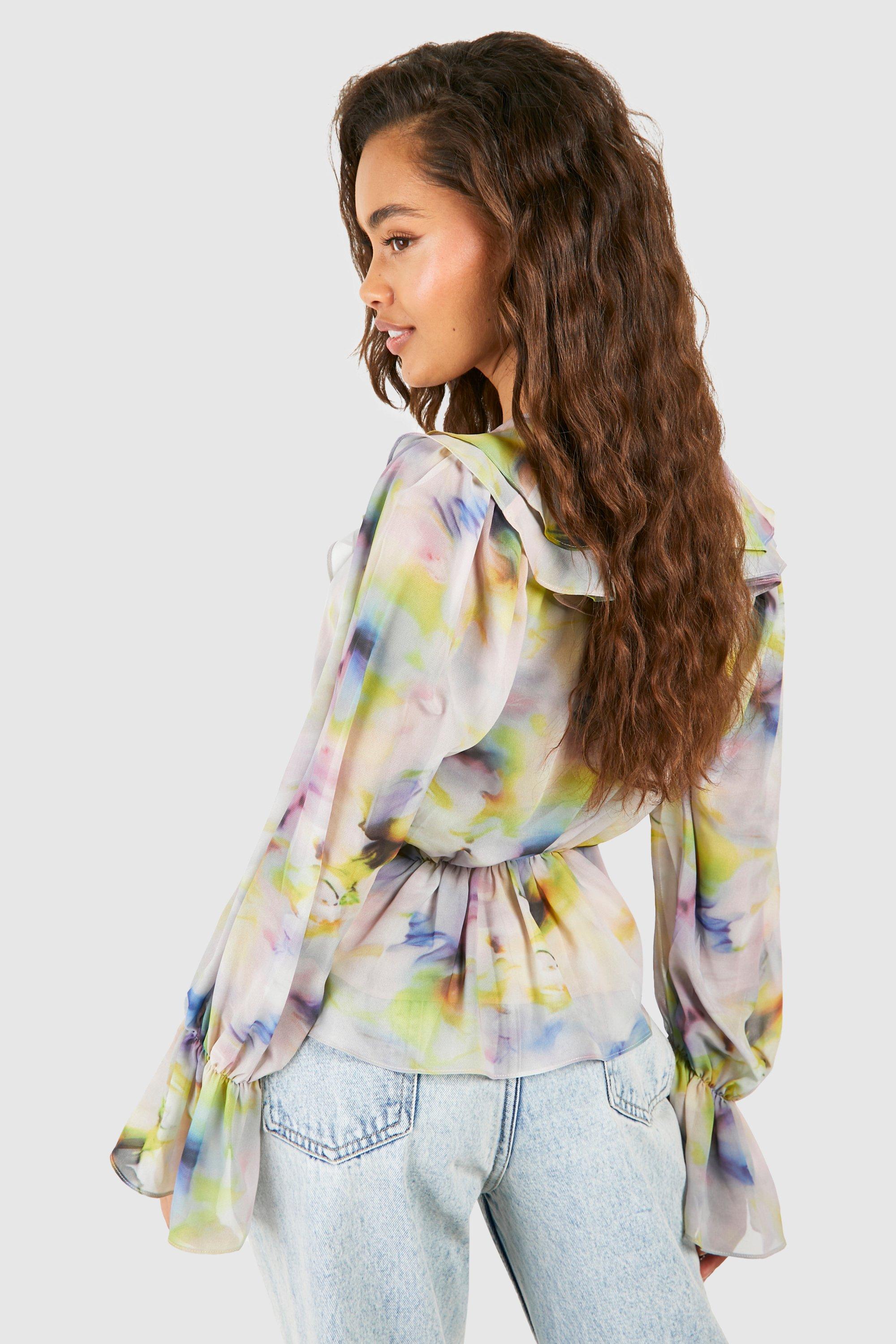 flor tulle blouse