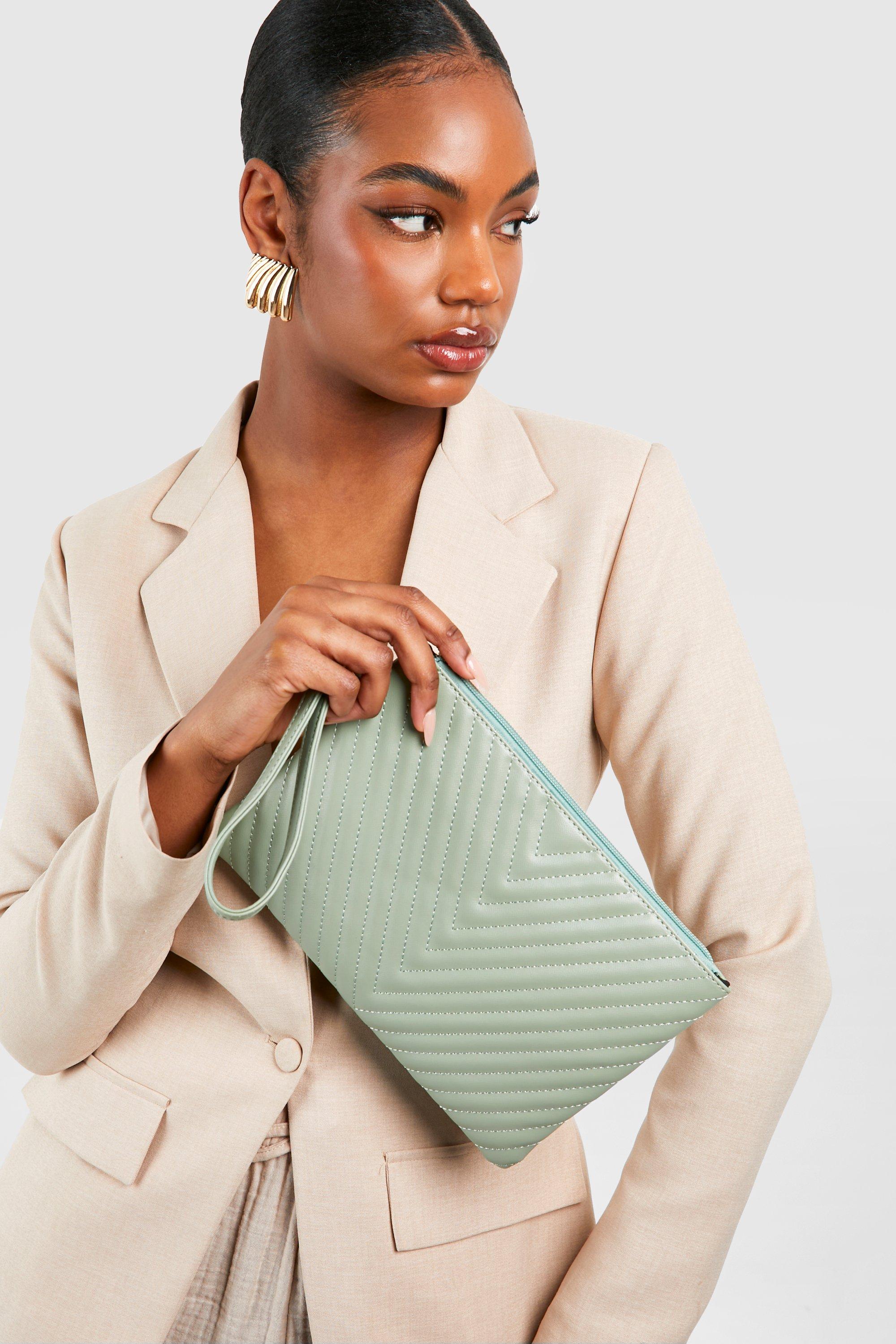 クラッチバッグ RABANNE Woman Clutch Green 25ESS0137PLX167 M390 JOANNA Ellipse Clutch - Green — RAFE New York