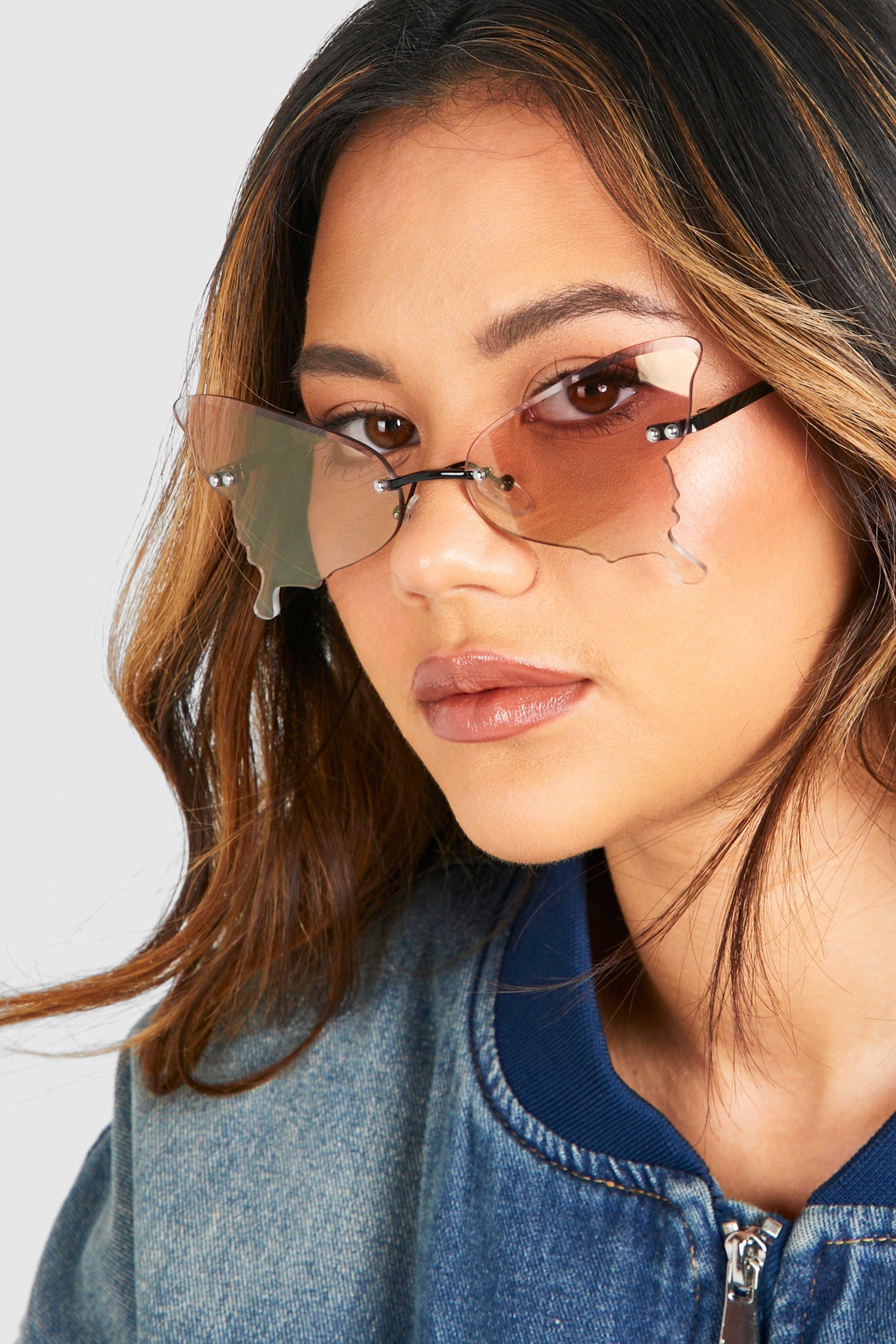 Schmetterlings Sonnenbrille | boohoo DE