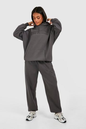 Dsgn Studio Self Fabric Applique Oversized Jogger charcoal