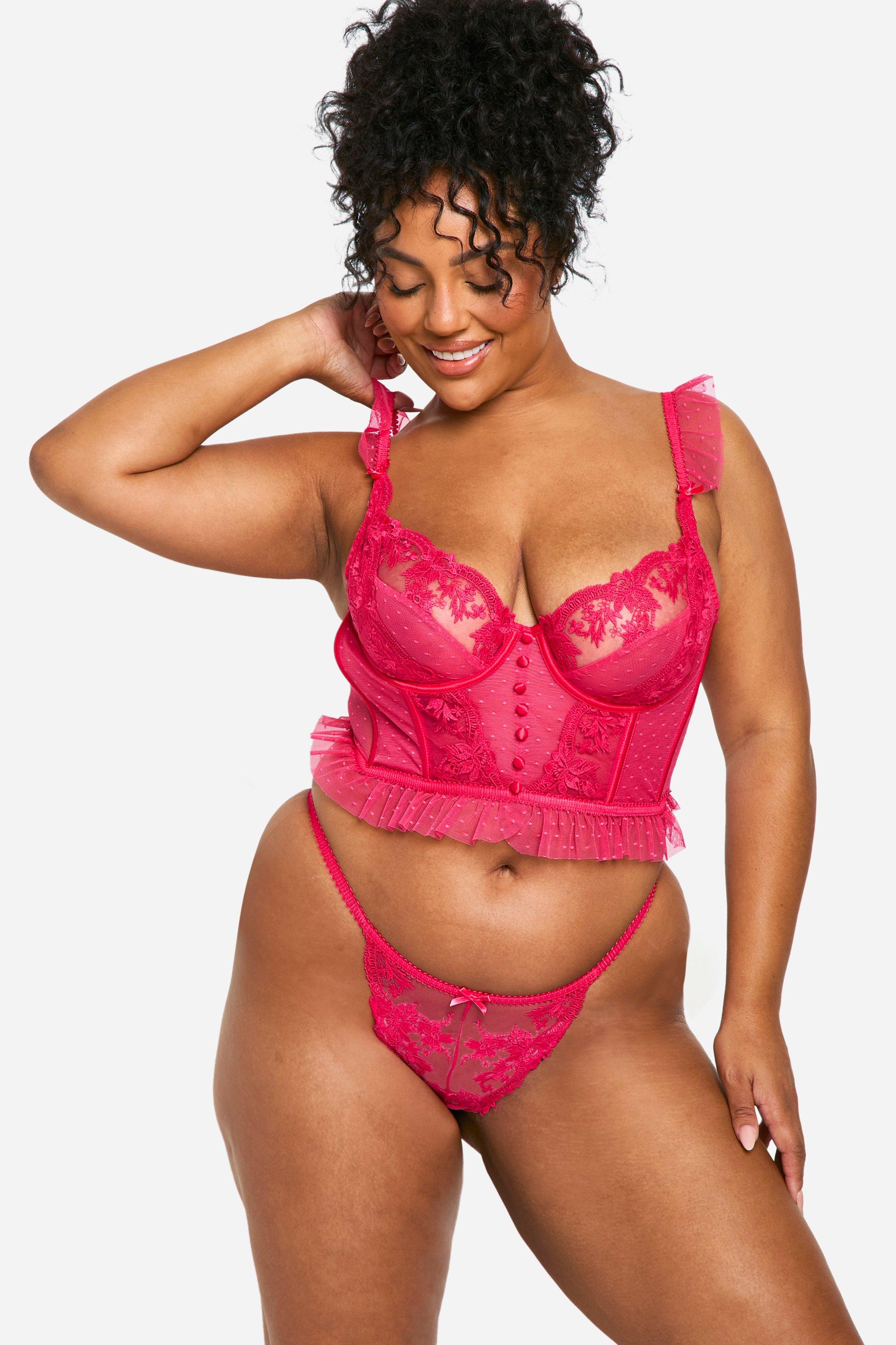 Grande taille - String en dentelle