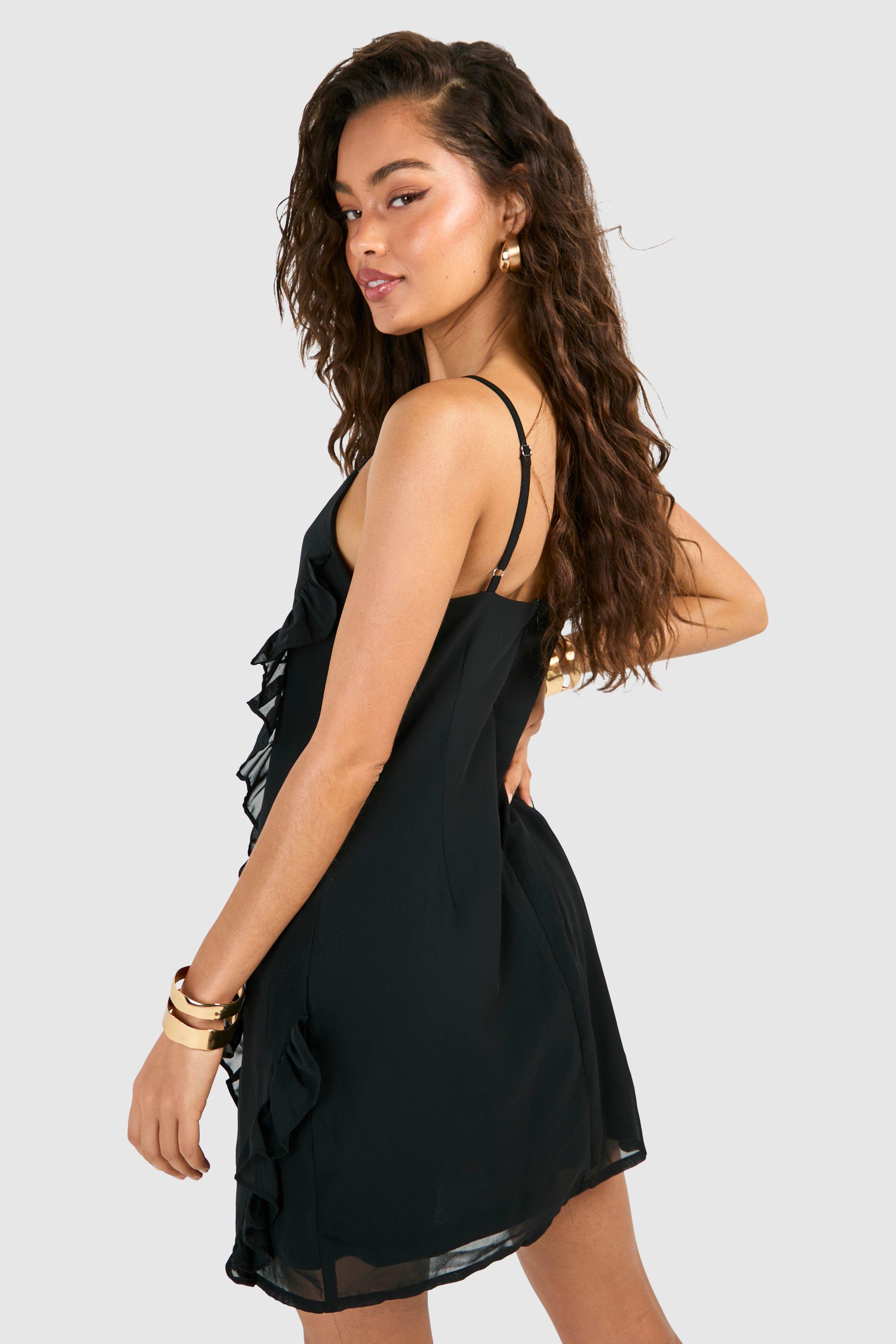 Ruffle Tiered Mini Dress boohoo IL