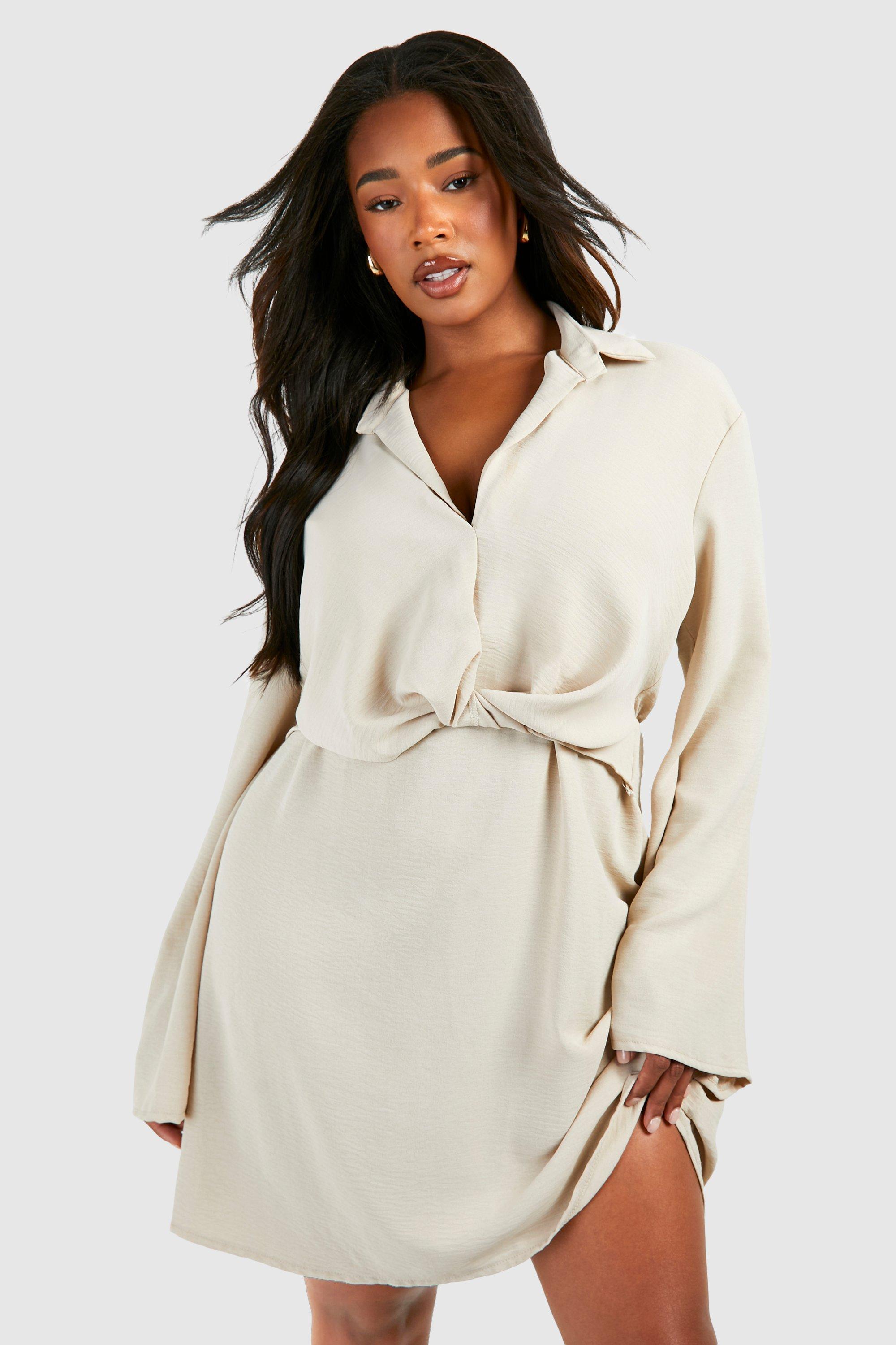 Beige Maxi Dress, Plus Size Pinafore Dress, Loose Kaftan Dress, Plus Size Maxi Dress, Winter Women Dress, Long Sleeve newest Dress HOLLY - DR0090CA