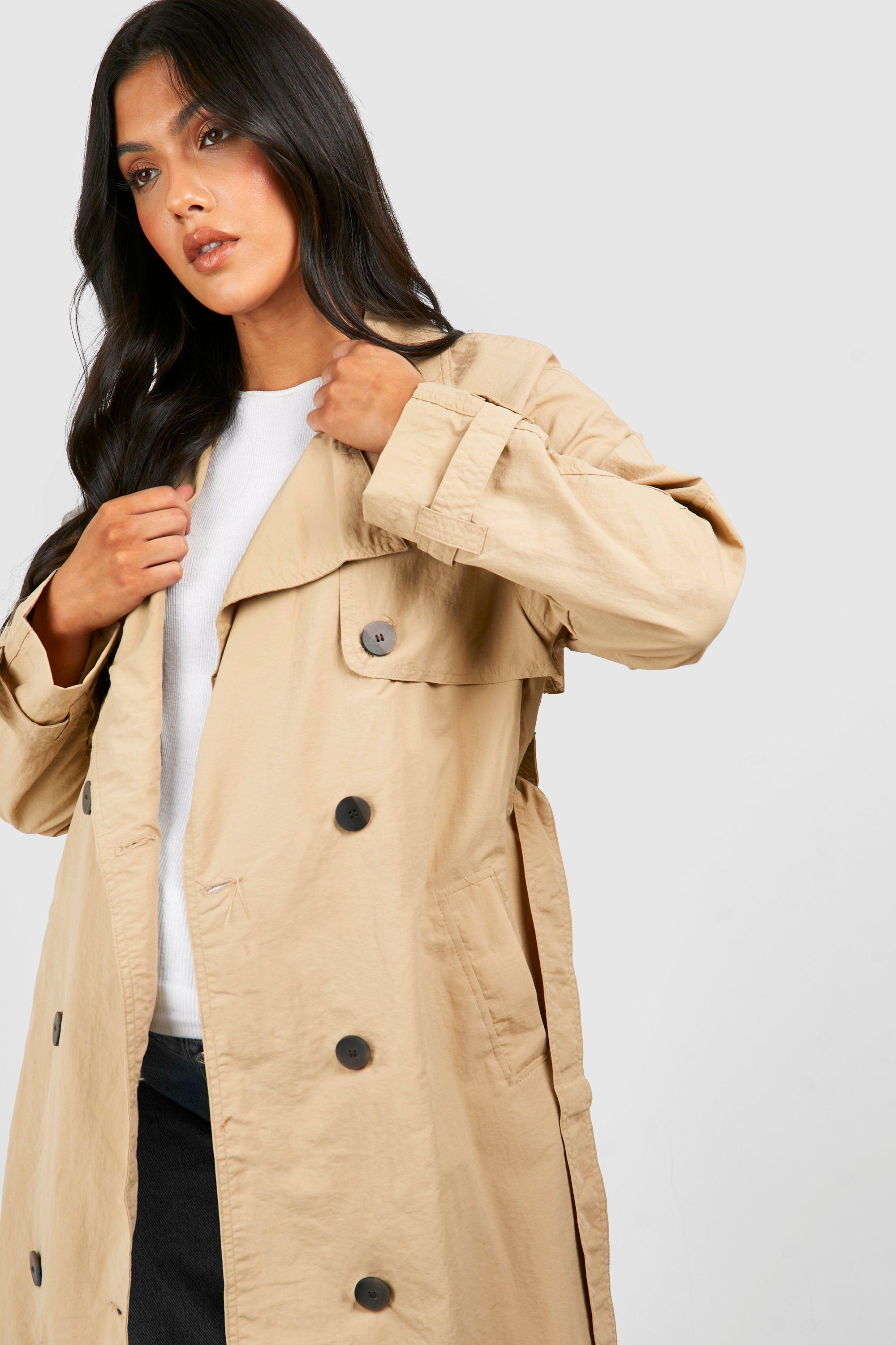 Boohoo maternity coat best sale