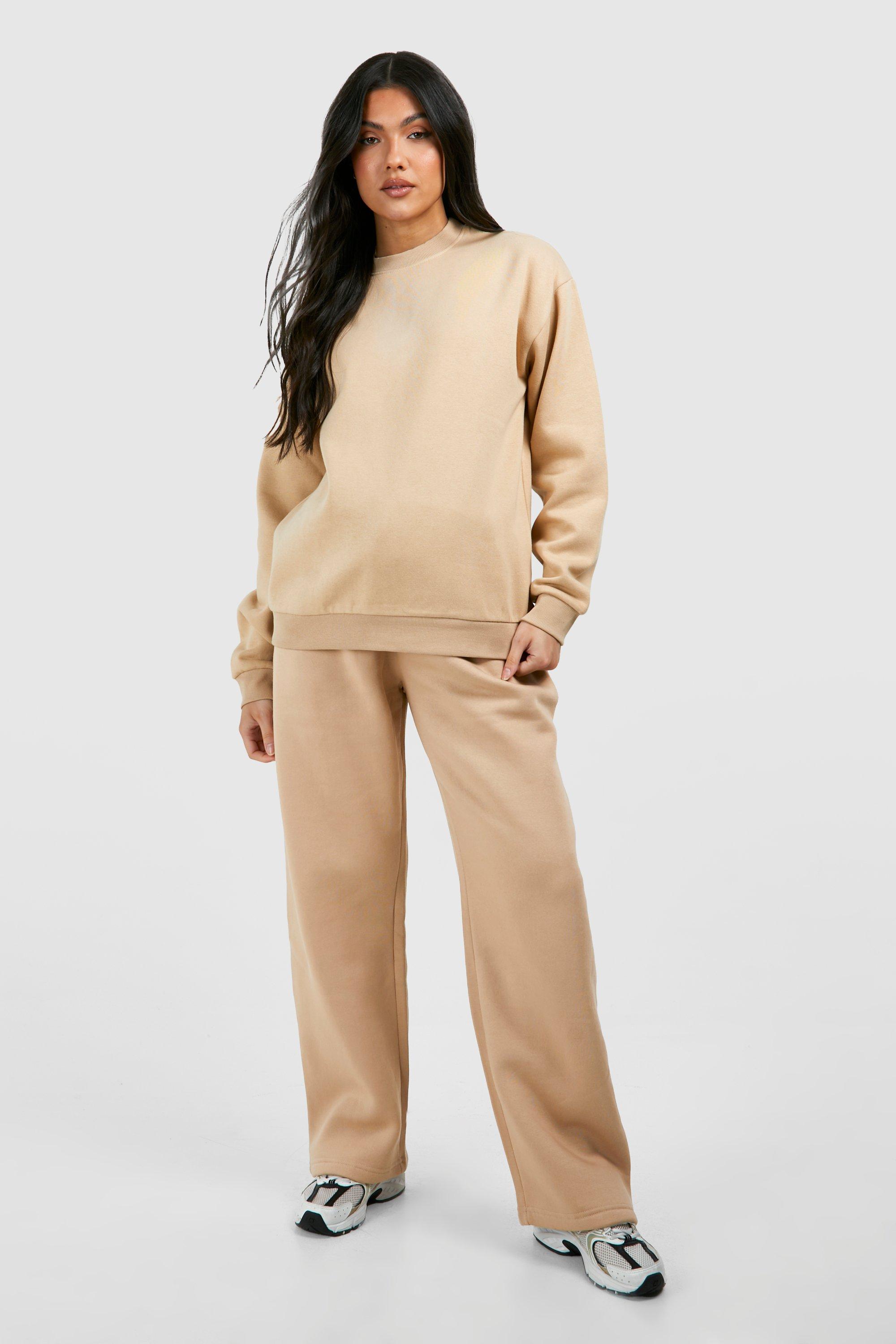 STONE Oversized hoodie and wide leg joggers set, Womens Loungewear