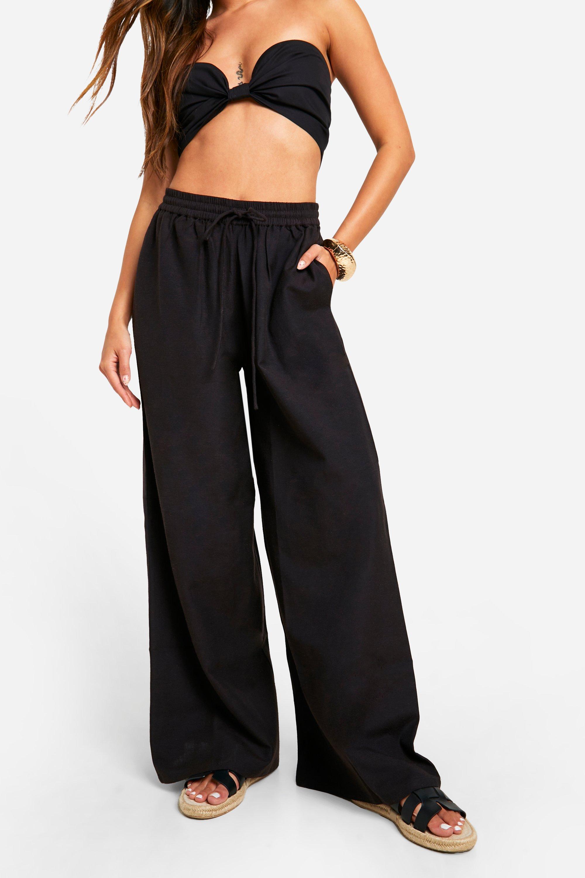 Thick linen pants hotsell