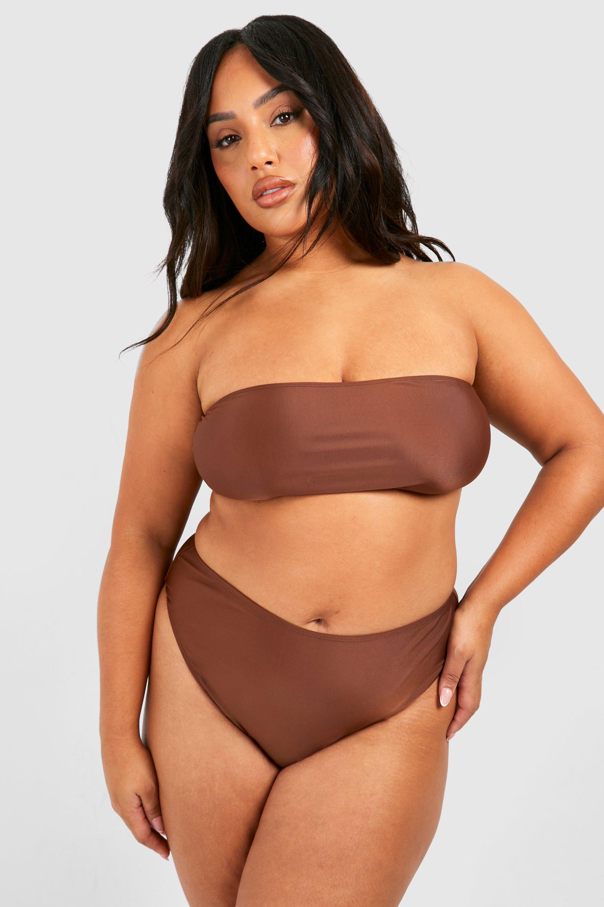 Boohoo plus size bikini online