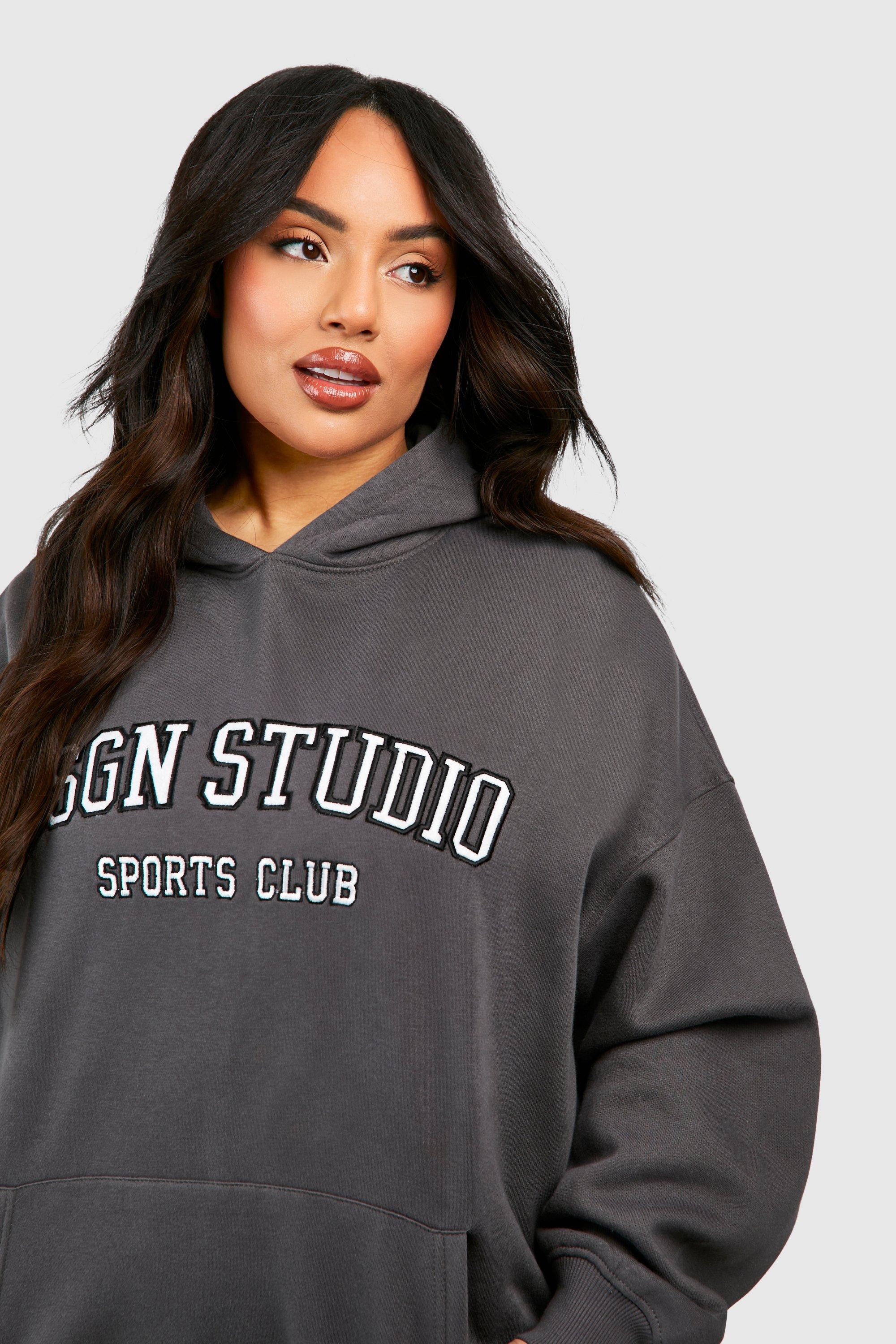 Boohoo plus size hoodies online