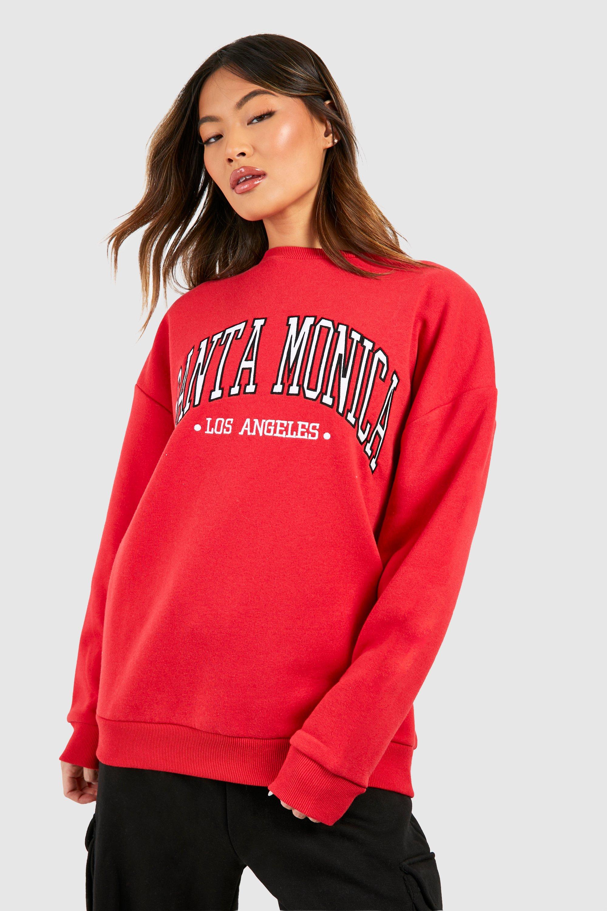 Santa Monica Applique Oversized Sweatshirt