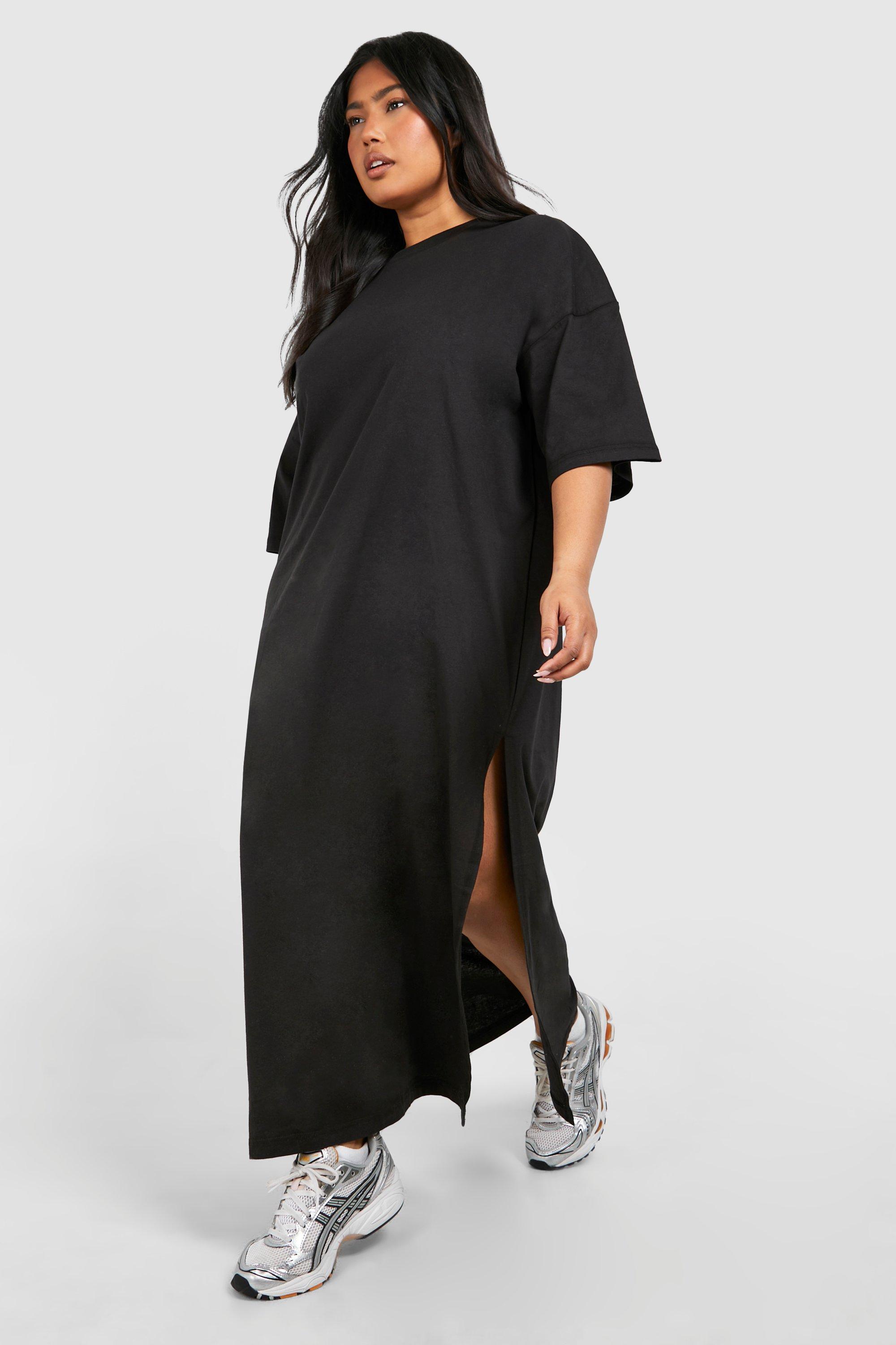 Plus Oversized Midi T Shirt Dress boohoo USA