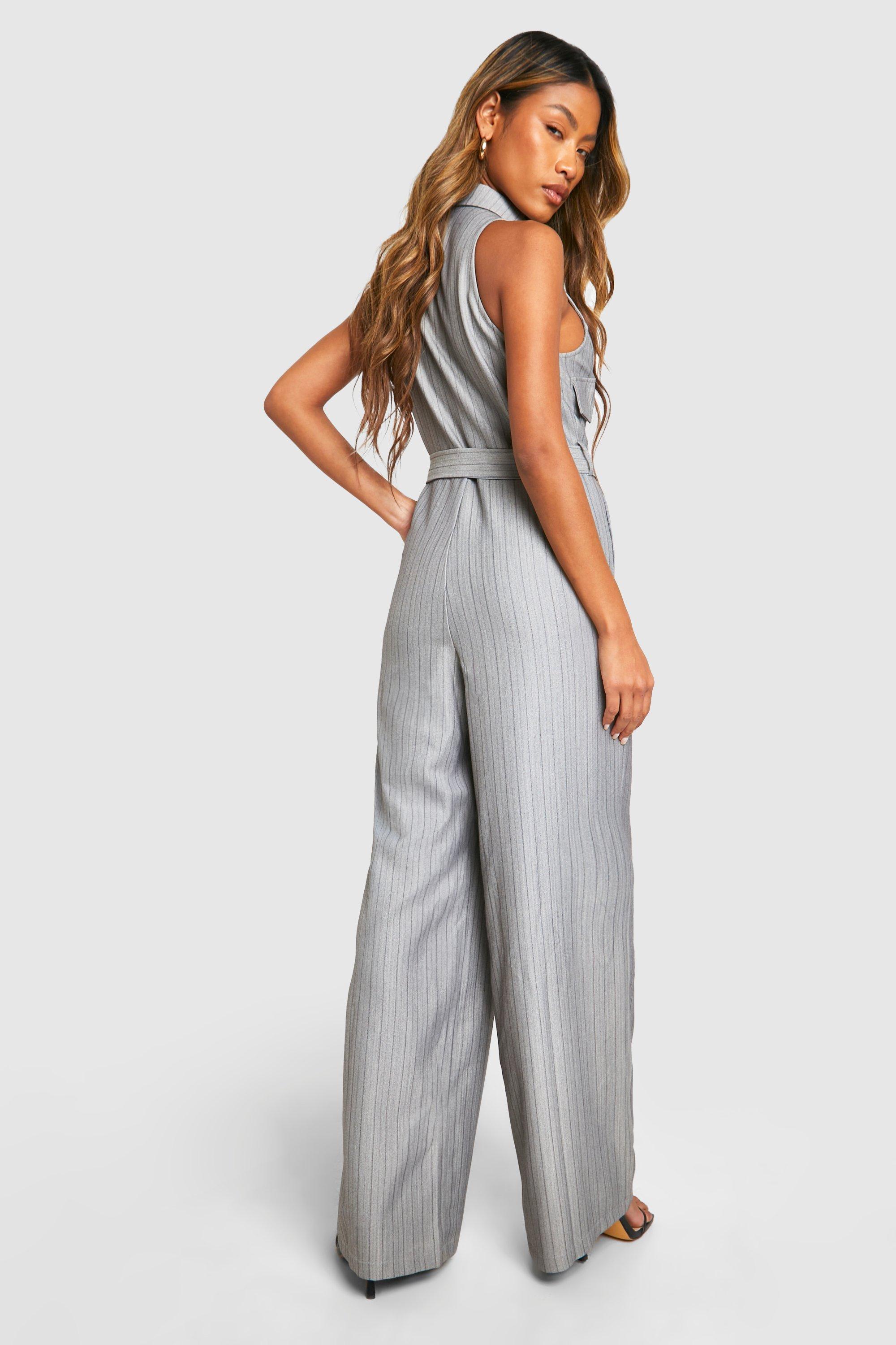 Grey jumpsuits on sale