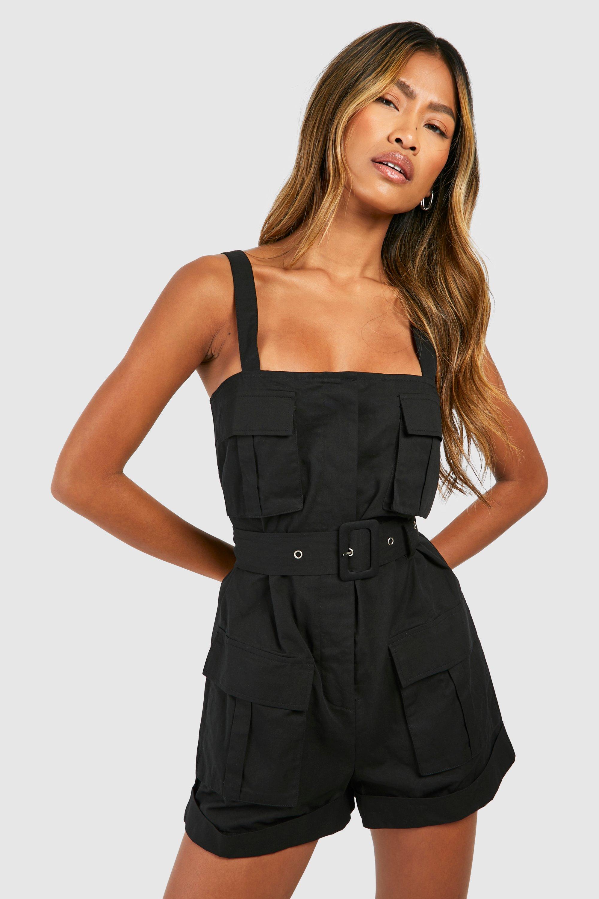 Utility cargo playsuit sales