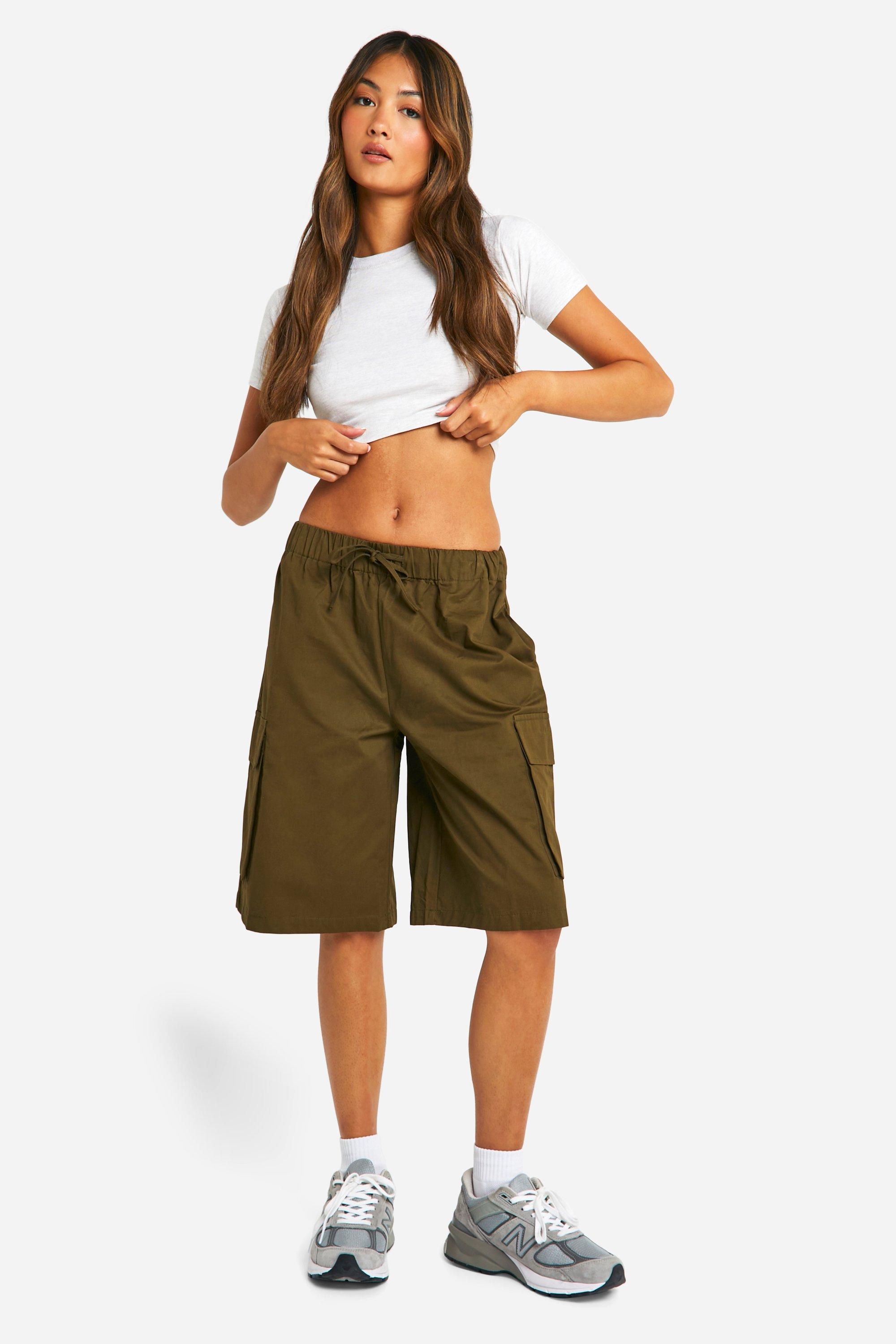 Cargo Utility Midi Shorts