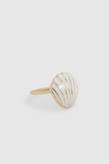 Shell Statement Ring gold