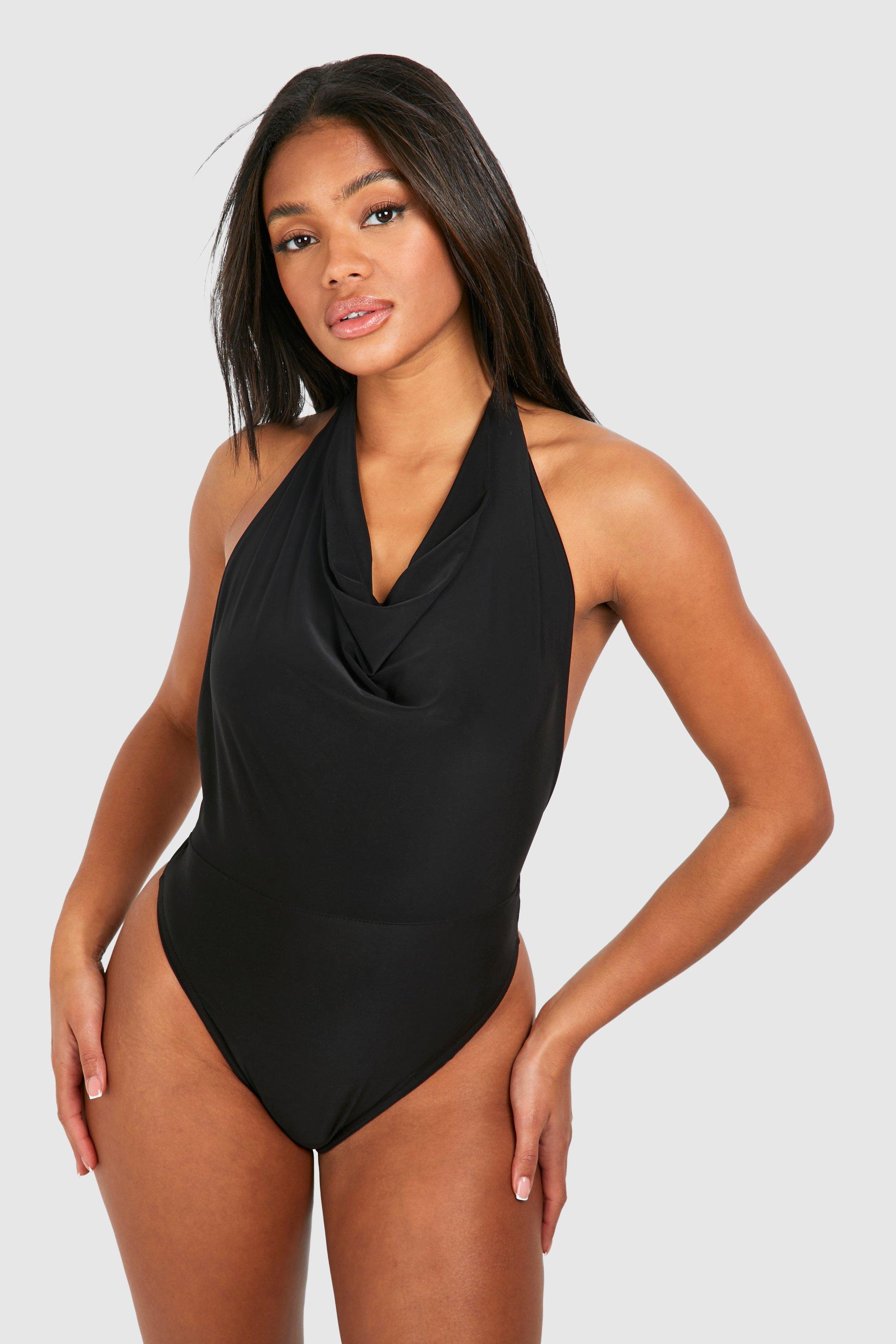 Slinky Halter Bodysuit