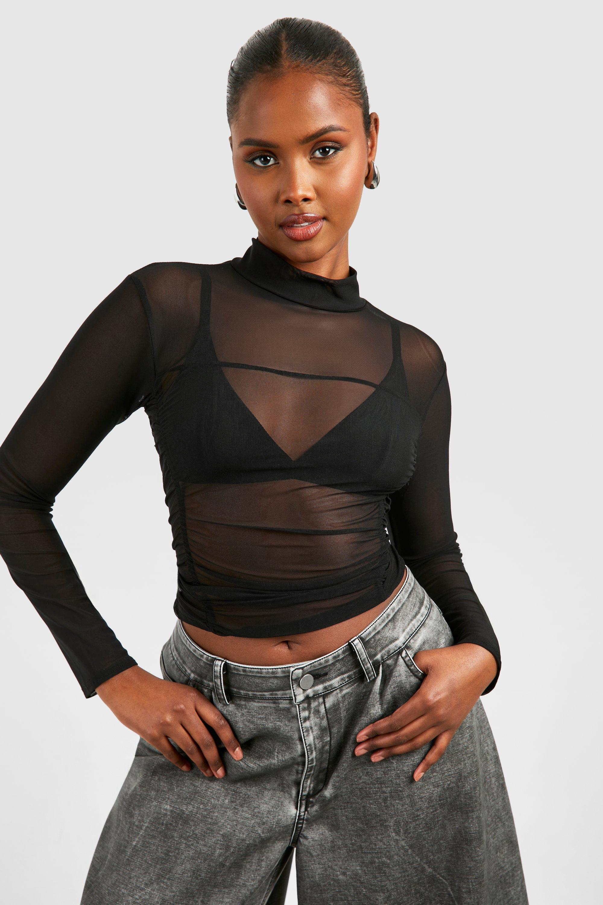 Black mesh top clearance