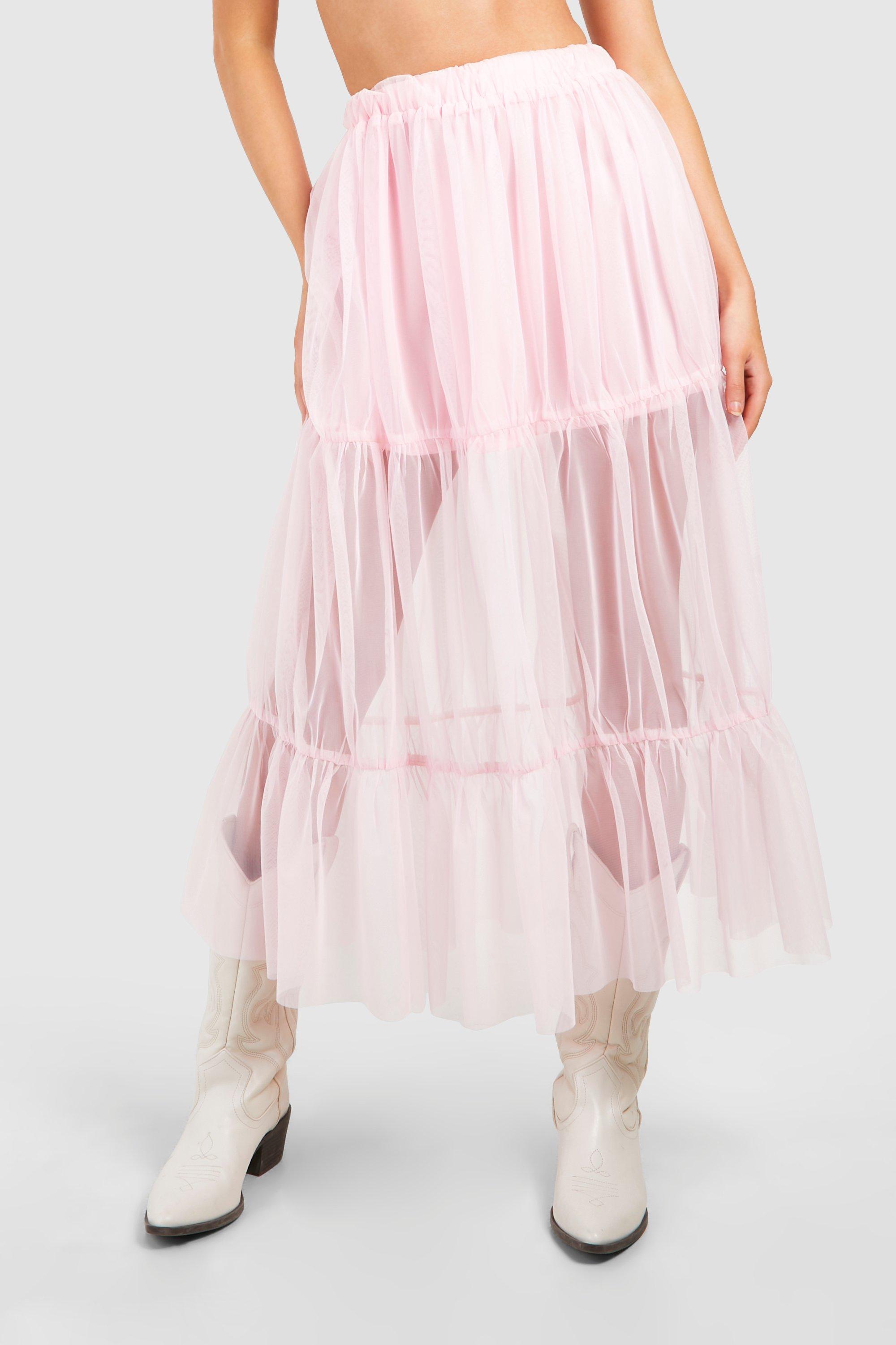 Tulle Maxi Skirt