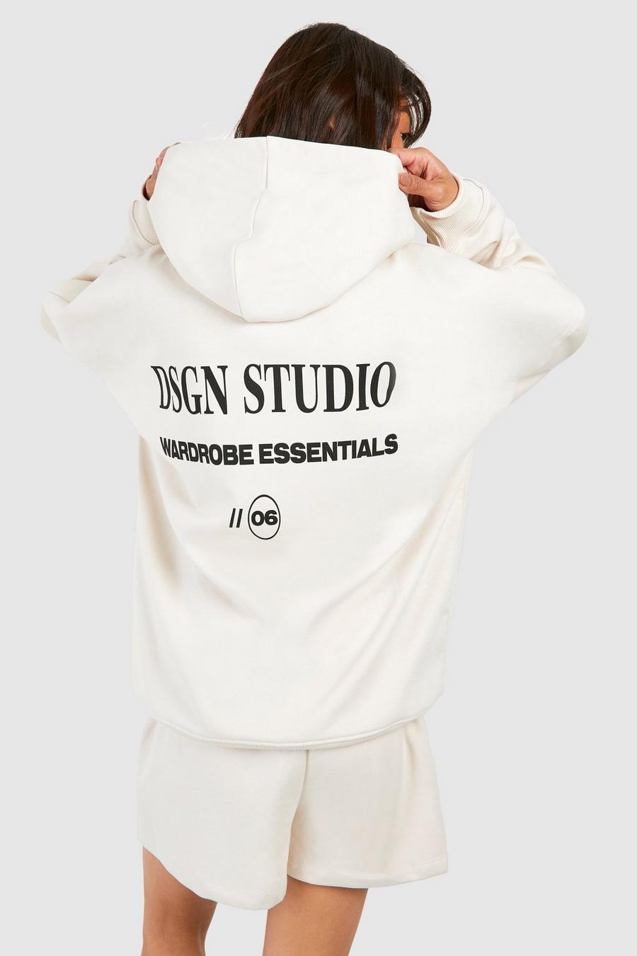 Stone Dsgn Studio Wardrobe Essentials Hooded Short Tracksuit  image number 1
