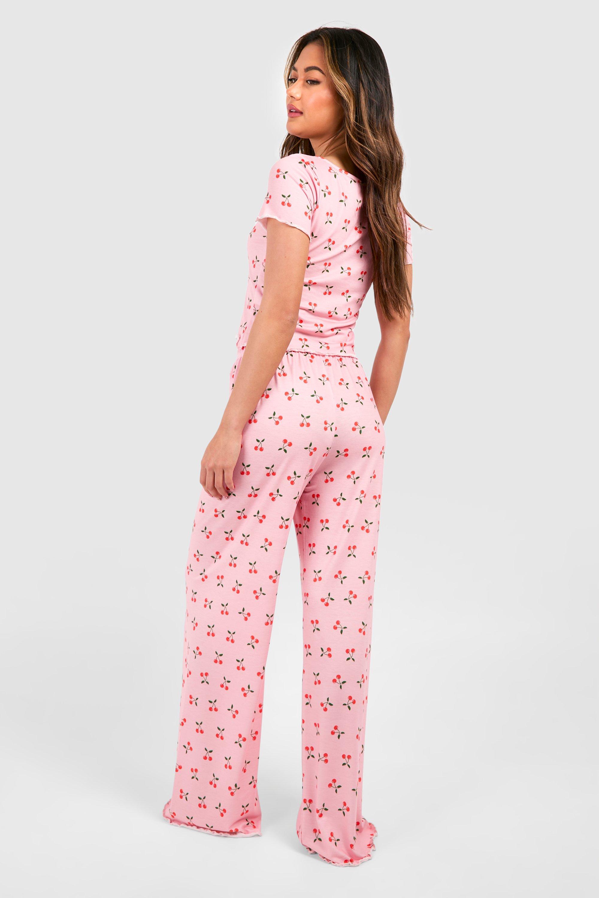 Cherries Pajama Pant Set