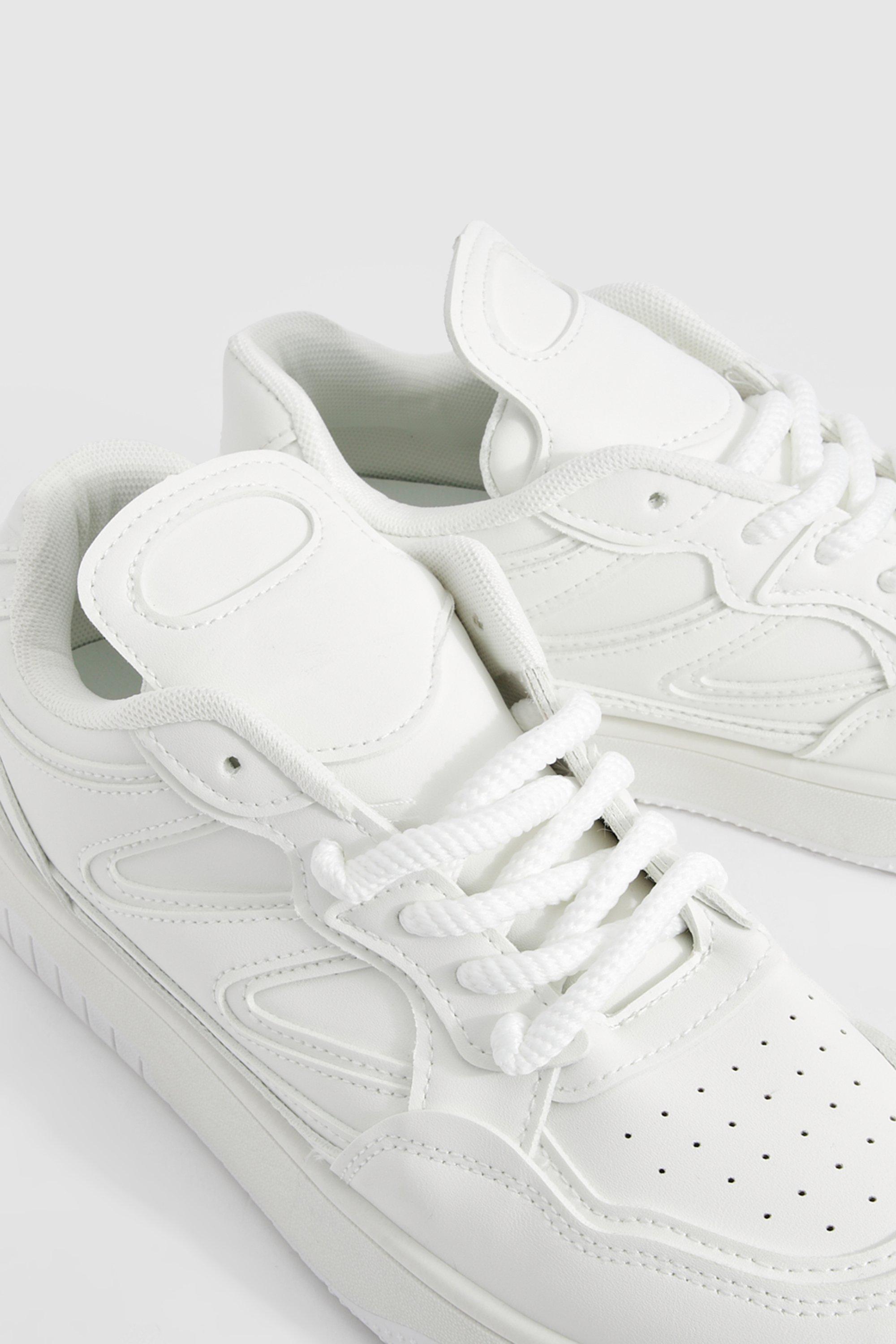 Boohoo white clearance chunky trainers