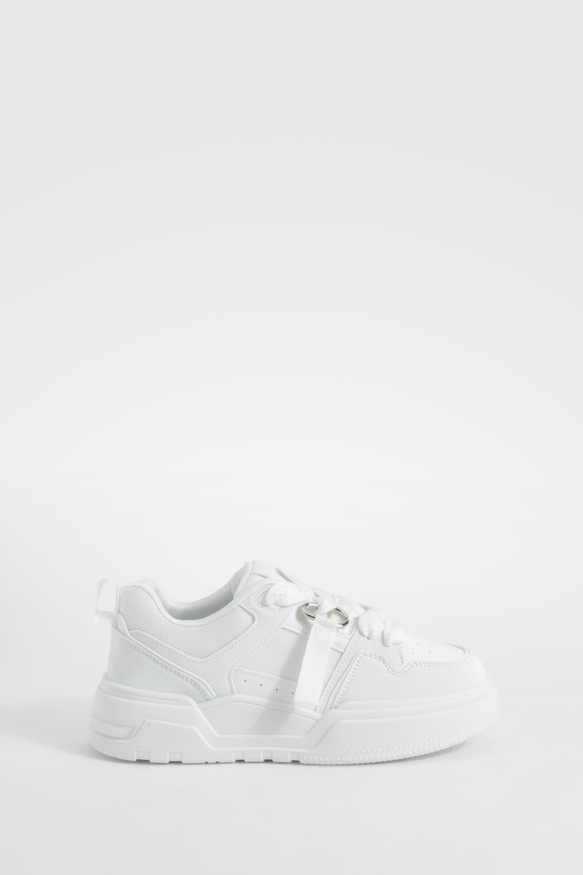 Boohoo 2024 white trainers