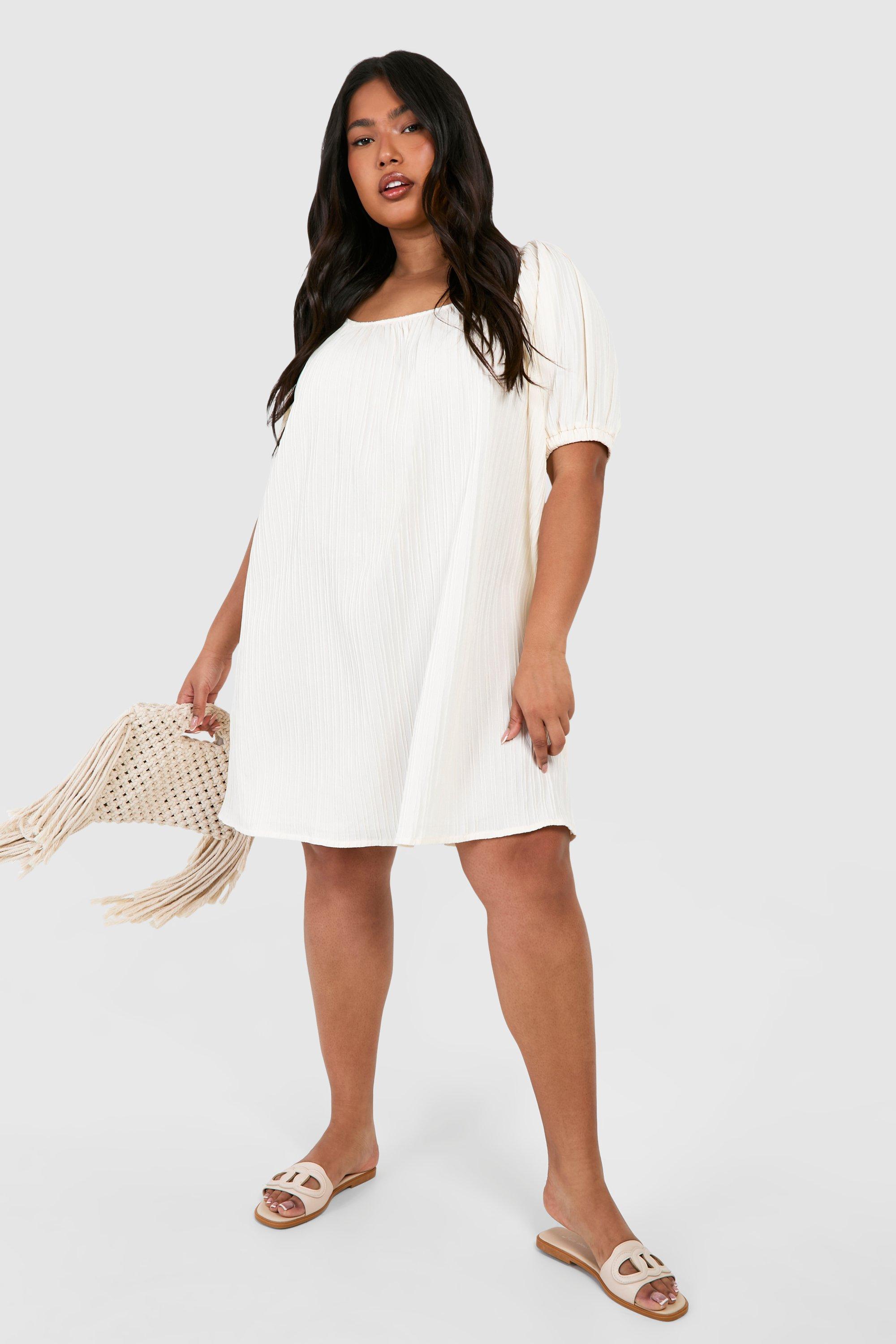 Ivory Shift Dress