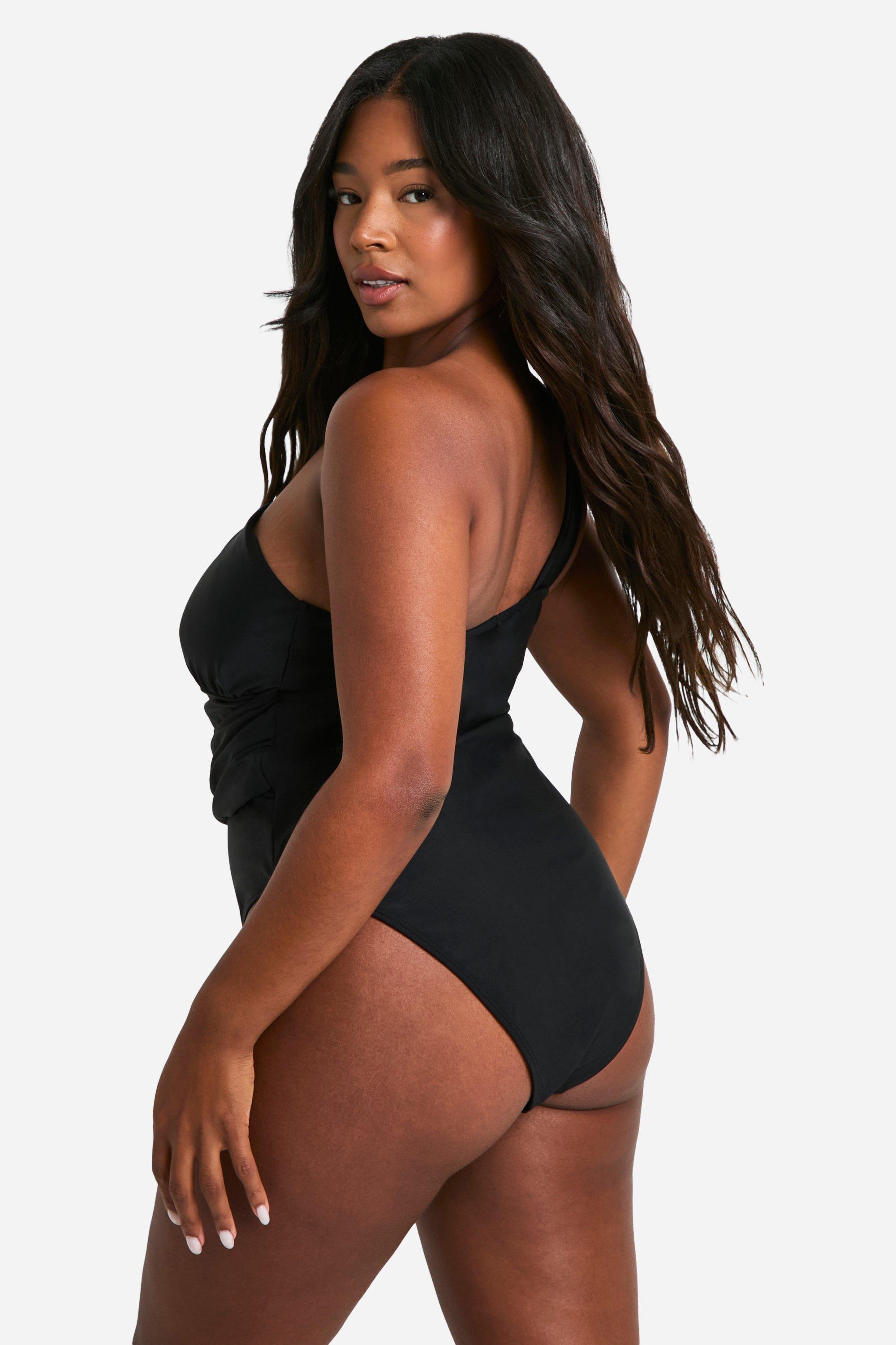 Black keyhole swimsuit online