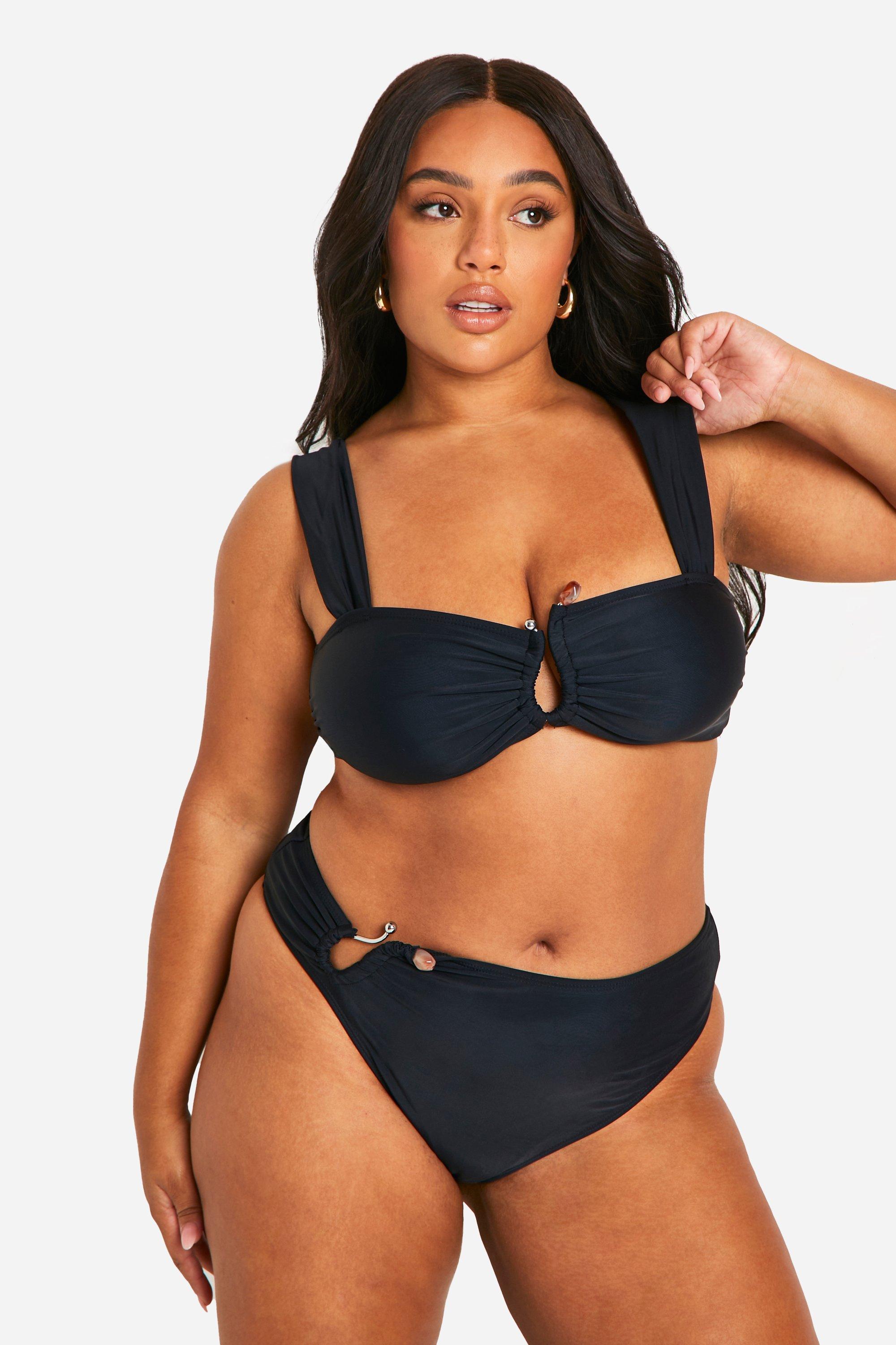 Boohoo bikinis plus size clearance