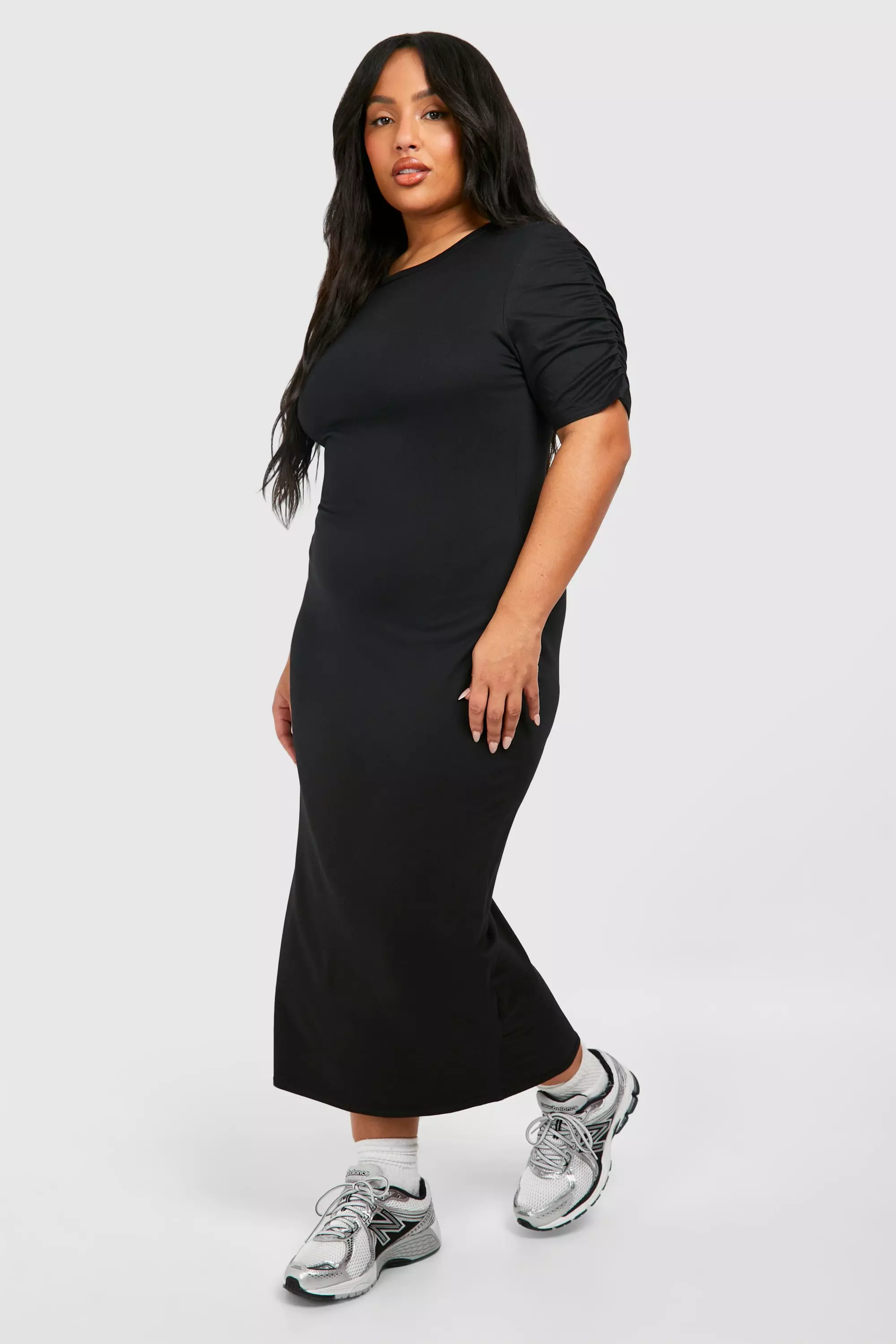 Plus size dress and sneakers best sale