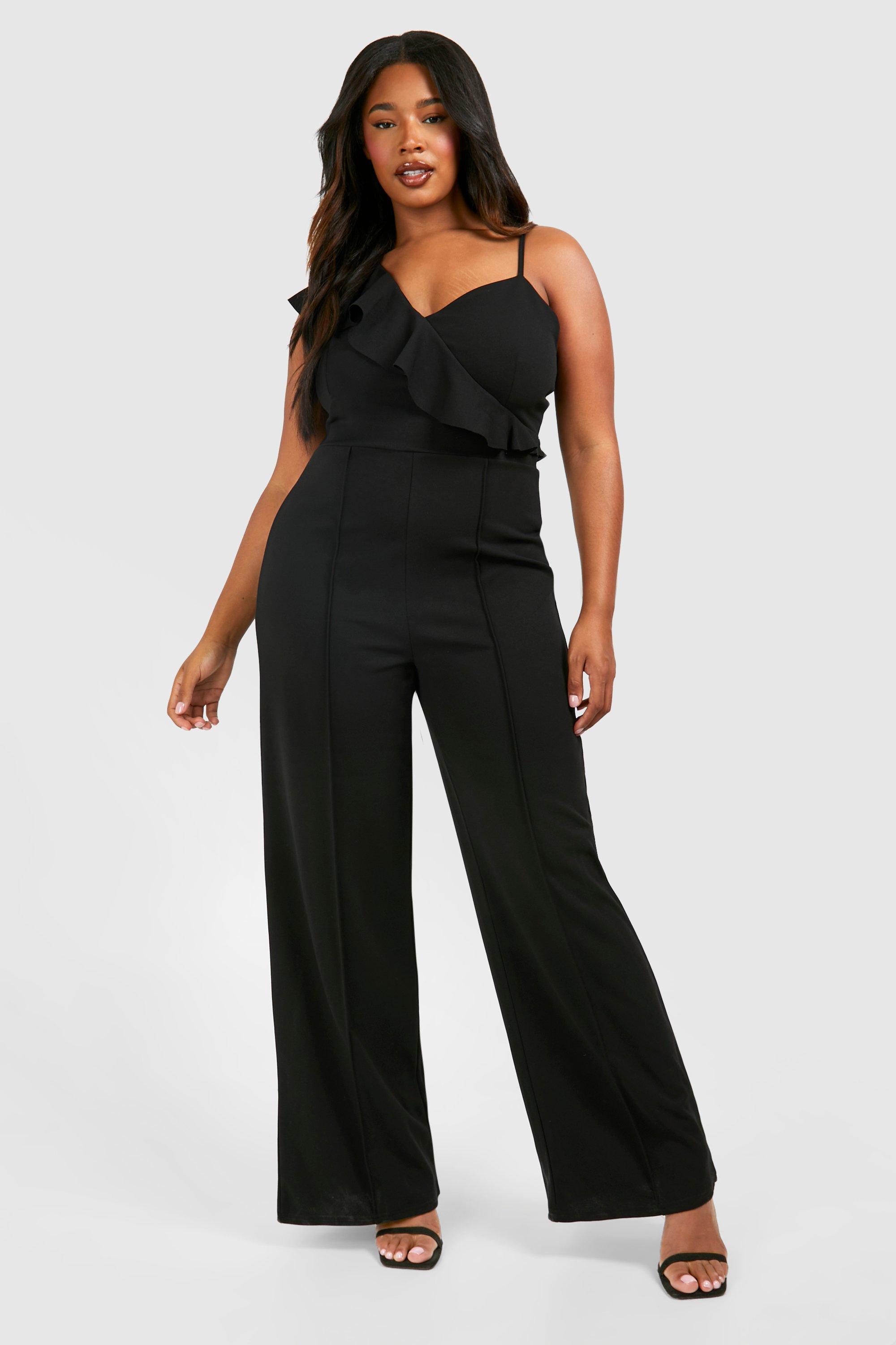 Plus size palazzo jumpsuit on sale