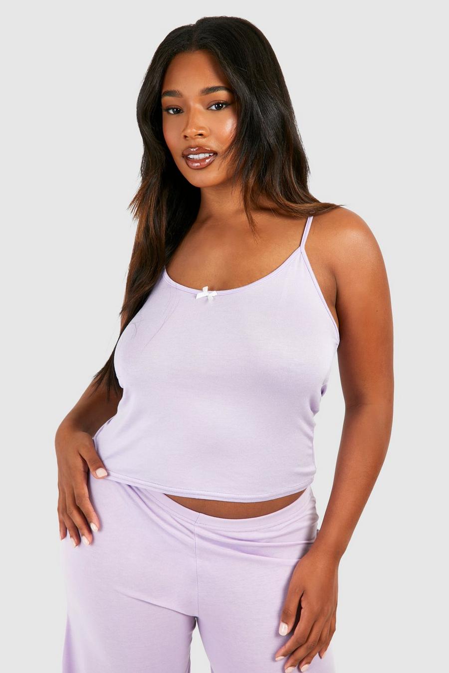 Lilac Plus Peached Cami Mix & Match Pj Top   image number 1