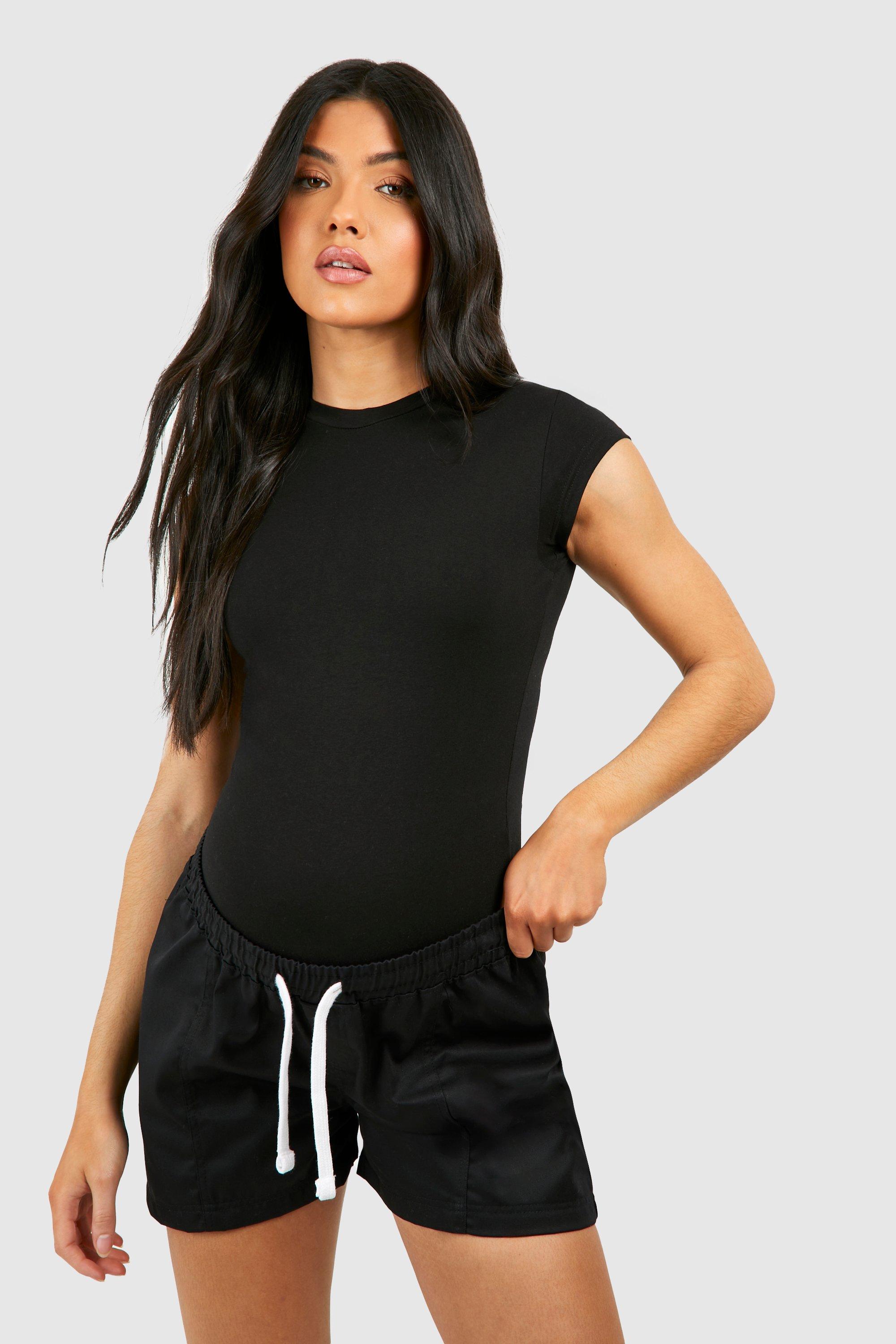 Maternity Twill Cargo Shorts