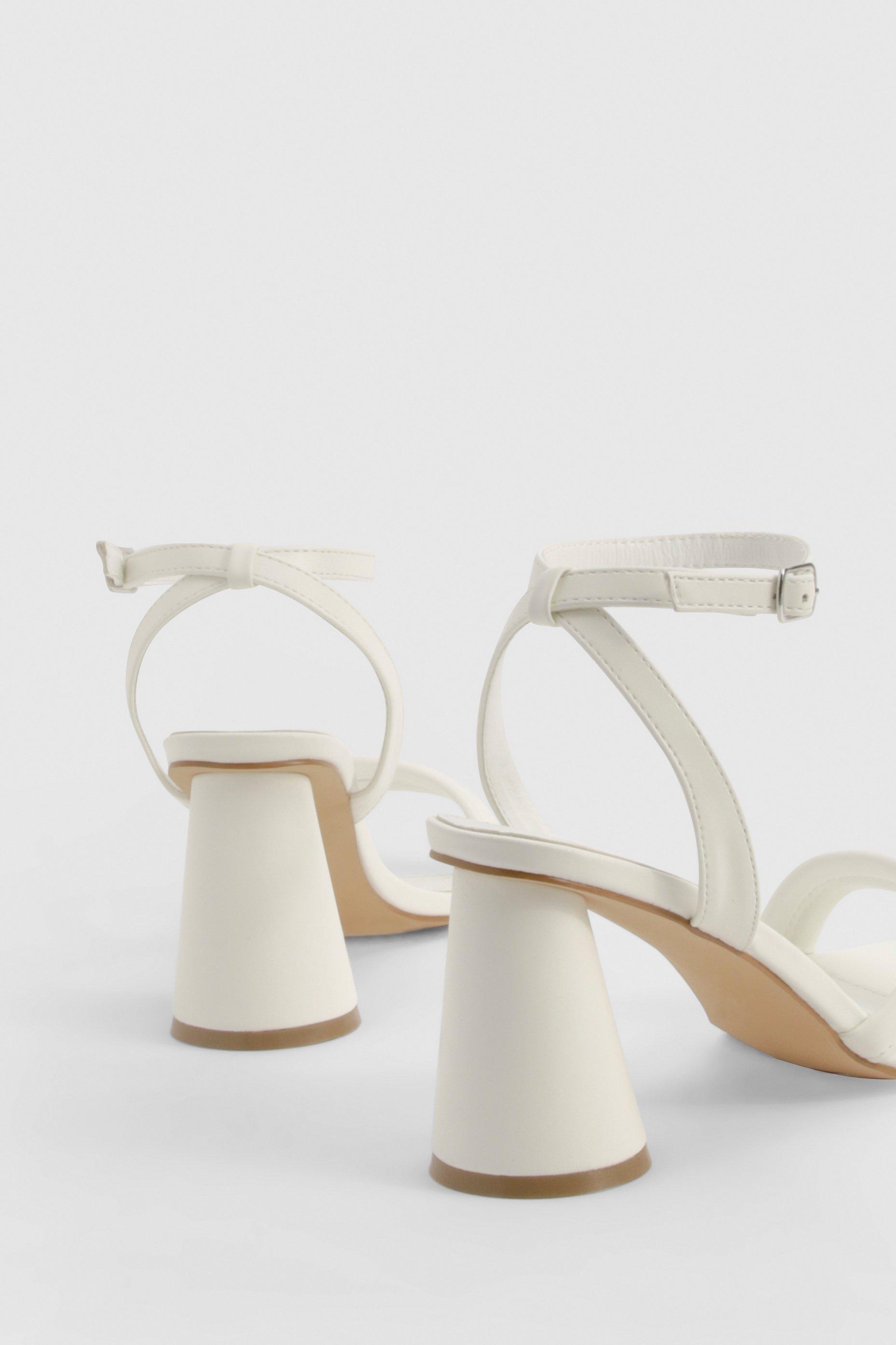Statement Padded Strappy Mid Heels