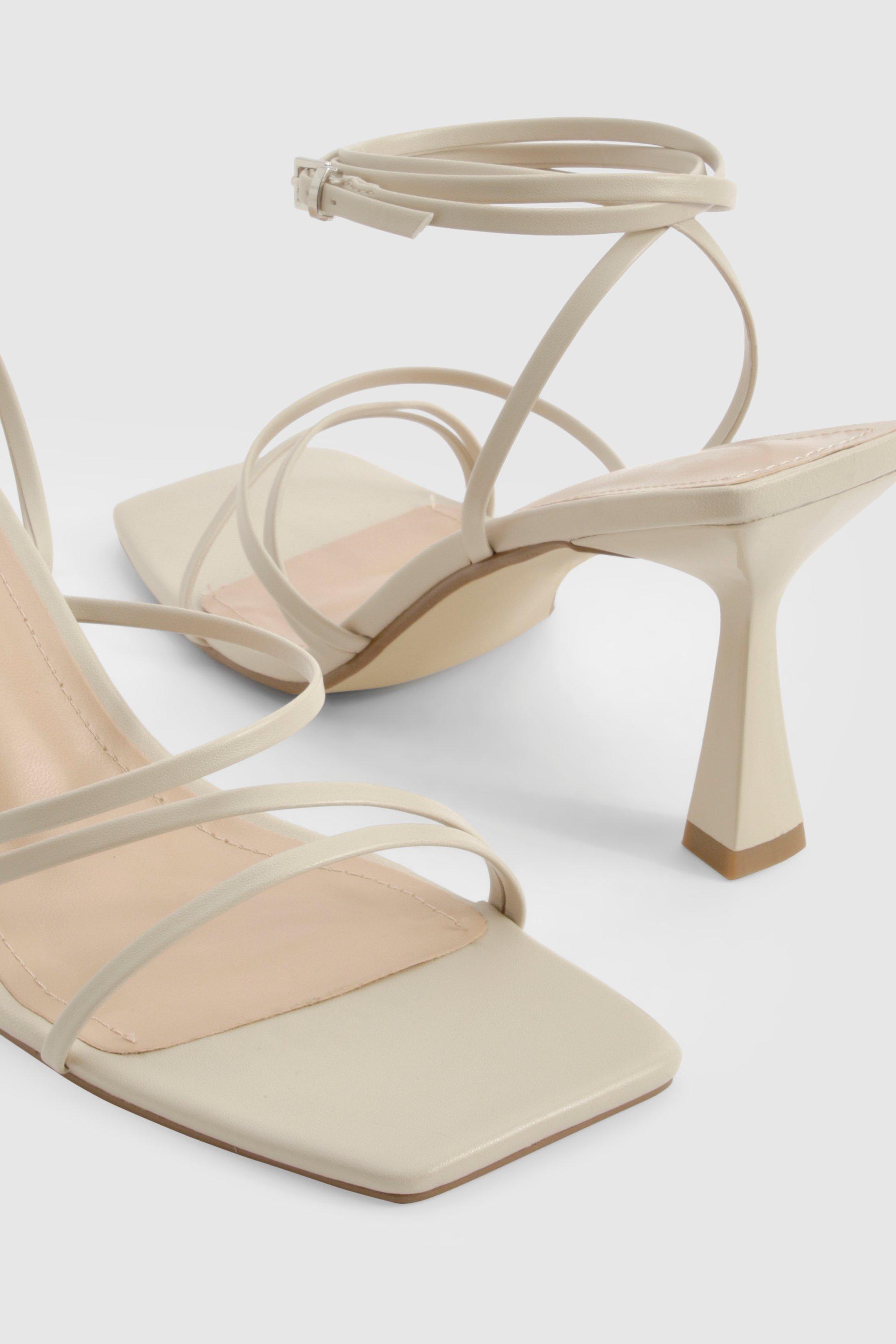 Beige wide fit heels outlet