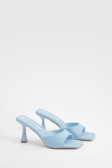 Padded Sock Minimal Mule light blue