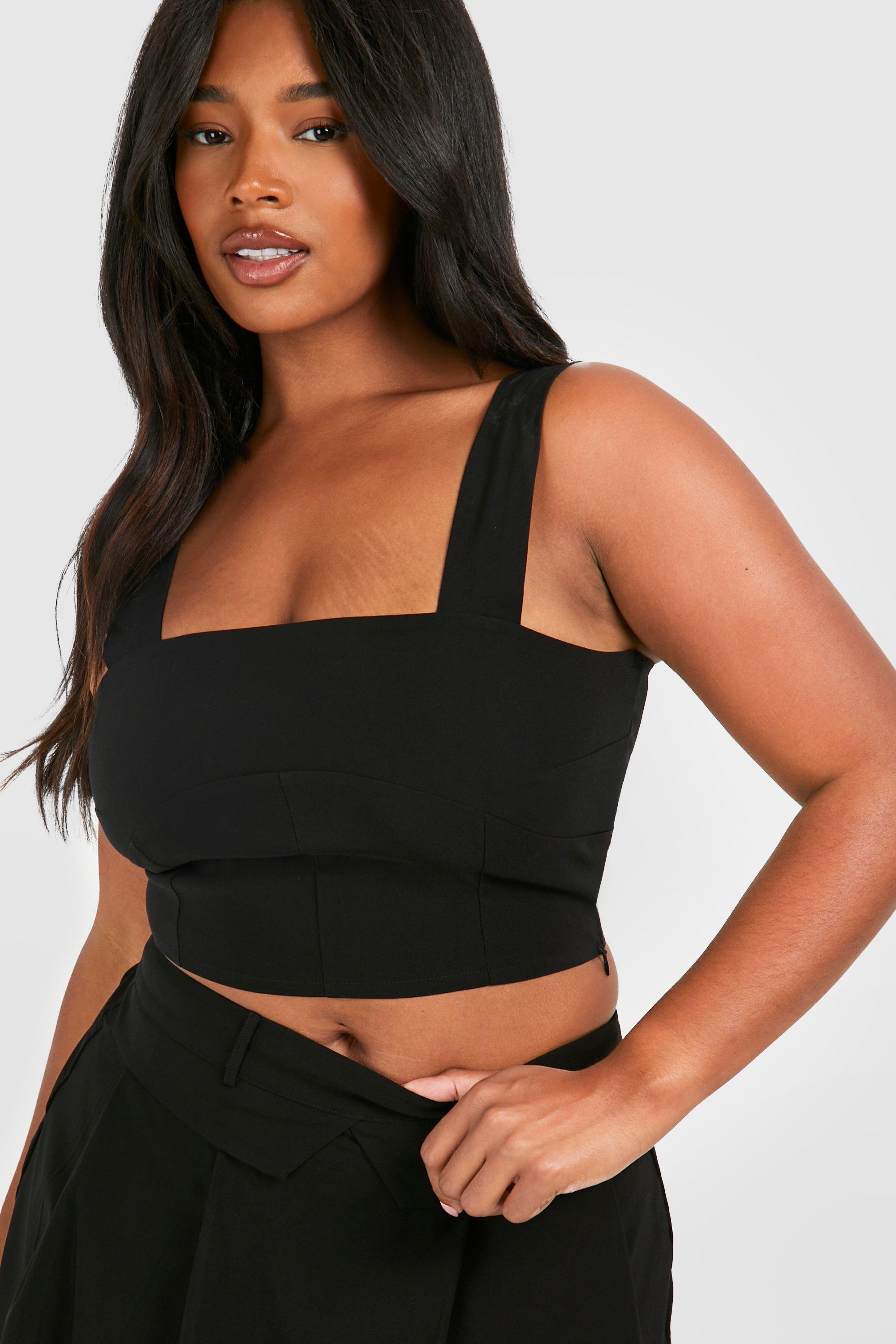 Black mini skirt co ord best sale