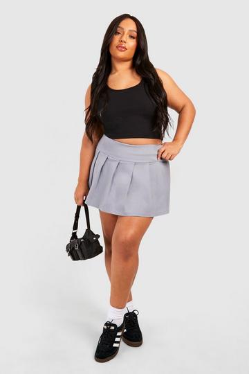 Plus Bengaline Tennis Skort grey