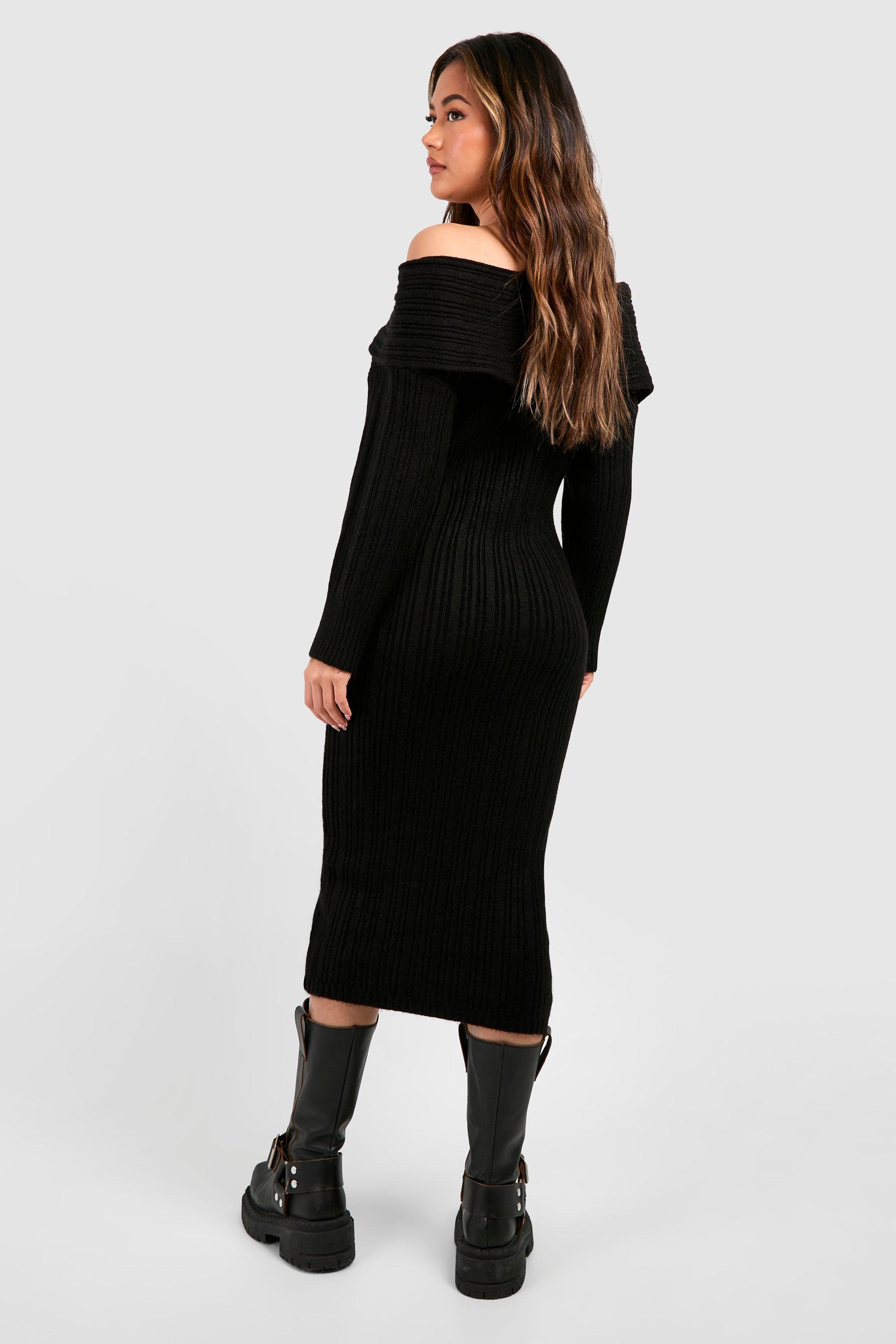 Boohoo off clearance the shoulder jumper