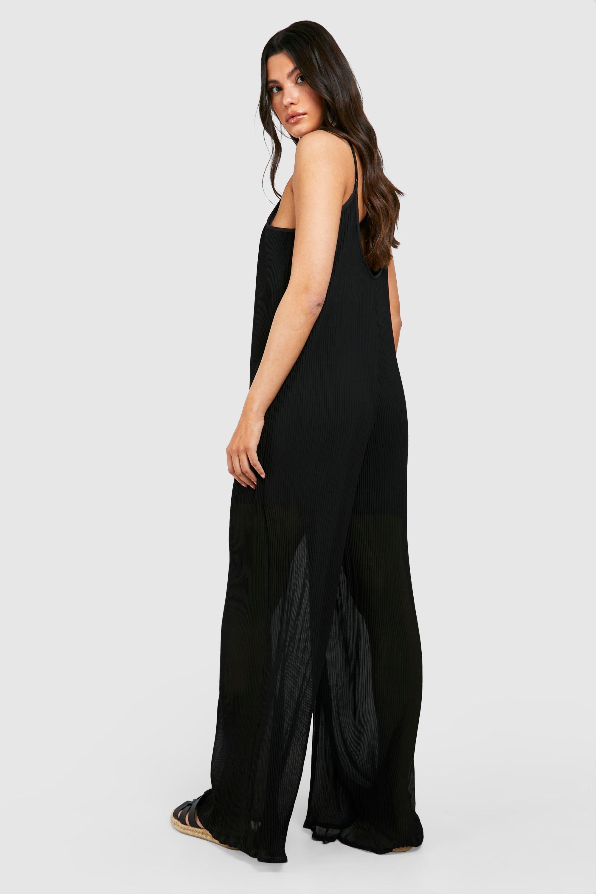 Black v jumpsuit deals